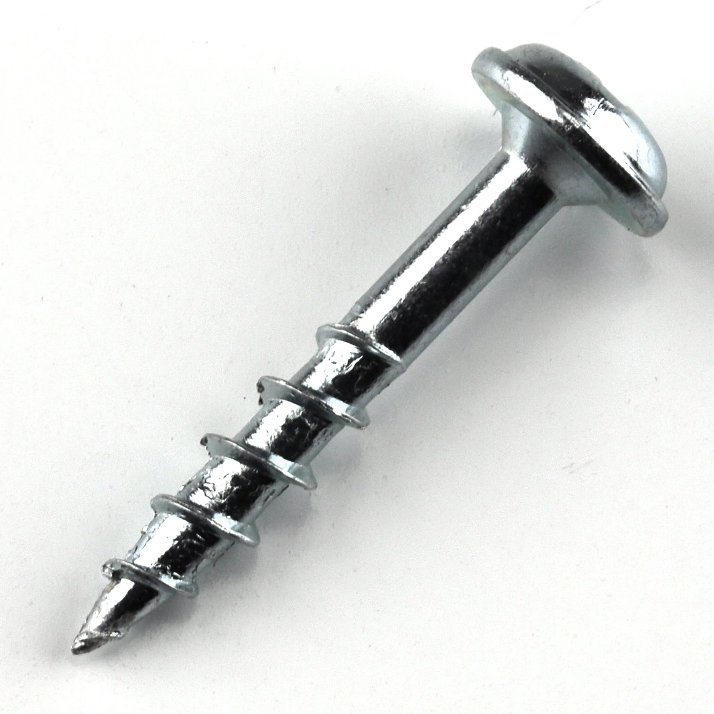 Pocket Hole Screw - #8 Coarse - Square Drive - Washer Head - Zinc - Image 5