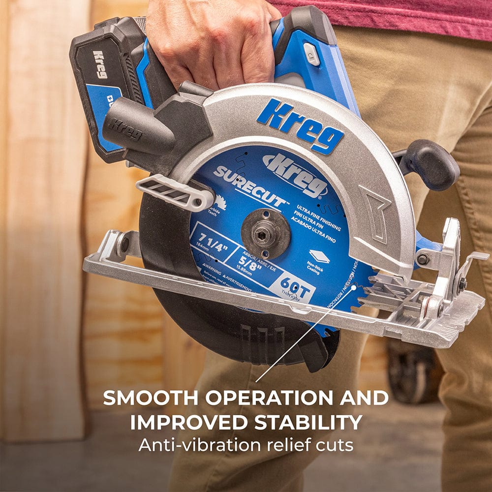 SureCut 7 ¼" 60-Tooth Ultra Fine Finishing Blade - Image 4