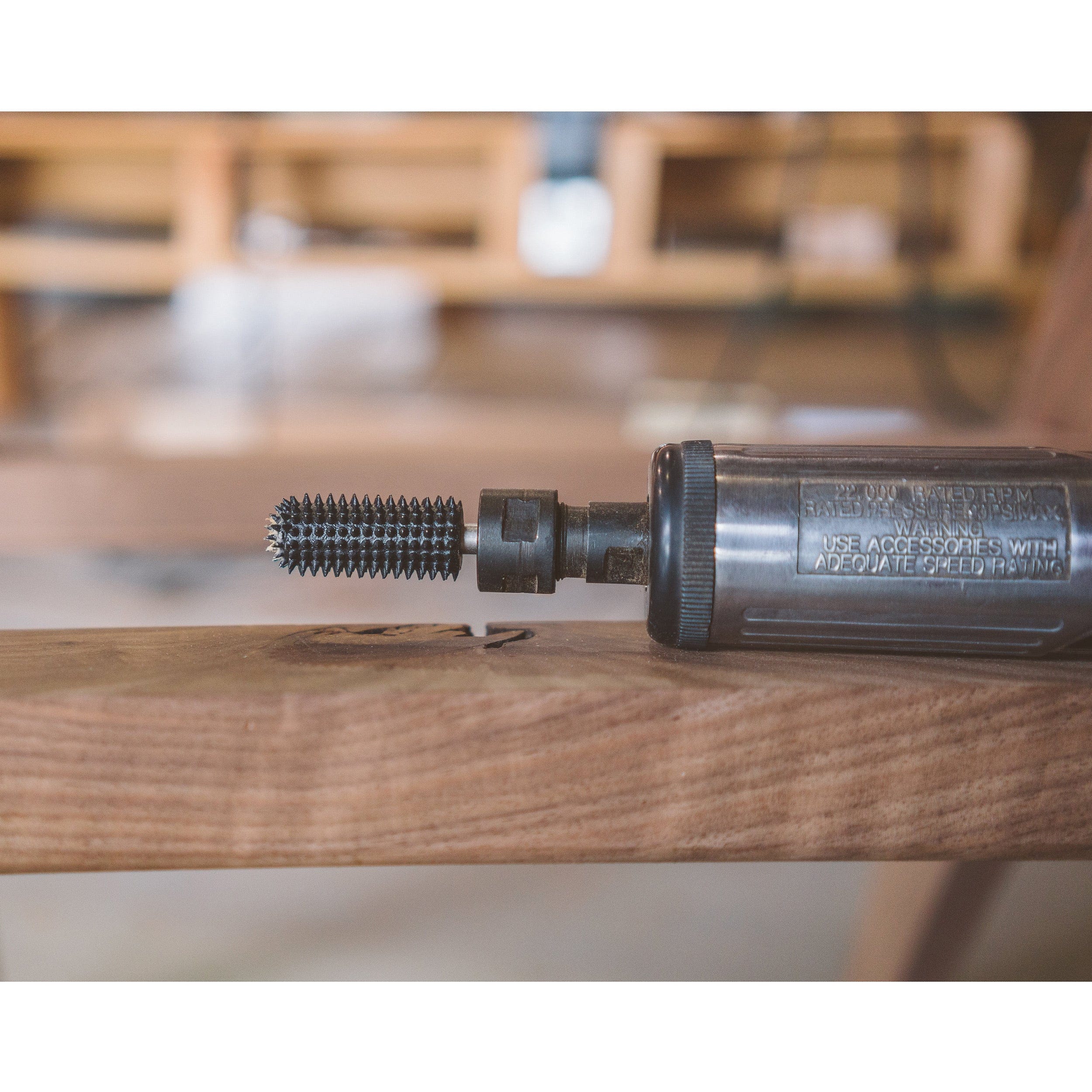 Original Ball Nose Burr, 1/4" Shaft, Coarse (1/2" x 1-1/2") - Image 5