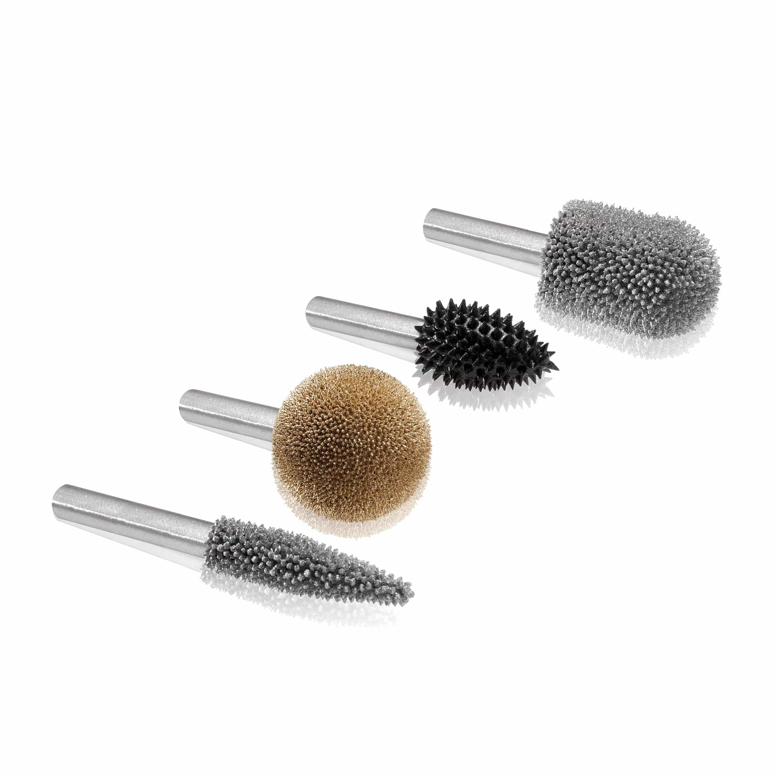 Variety Rotary Burr Kit - 1/4" Shaft - 4 Piece