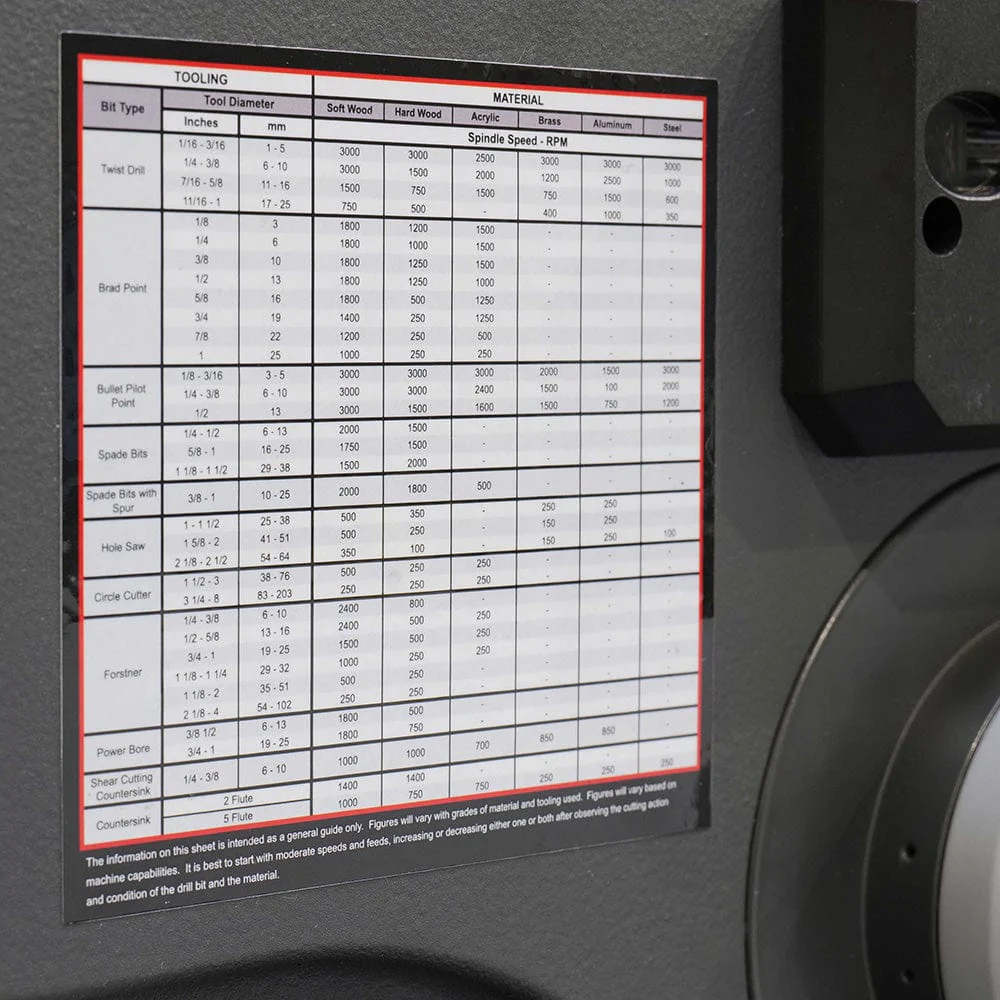 DP:20 - 20" Drill Press with Touchscreen - 1-1/2 HP - Image 6