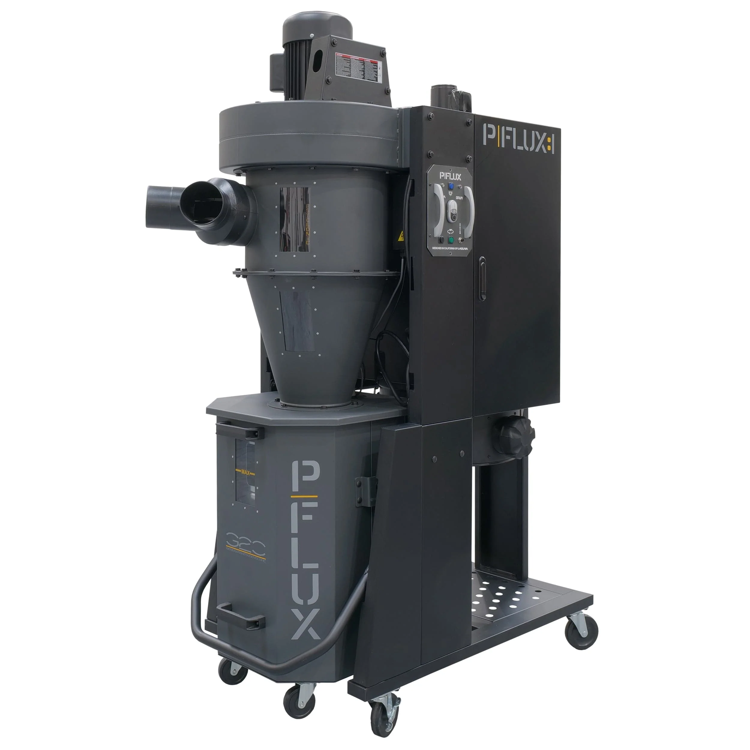P|FLUX Cyclone HEPA Dust Collector - 1.5 HP