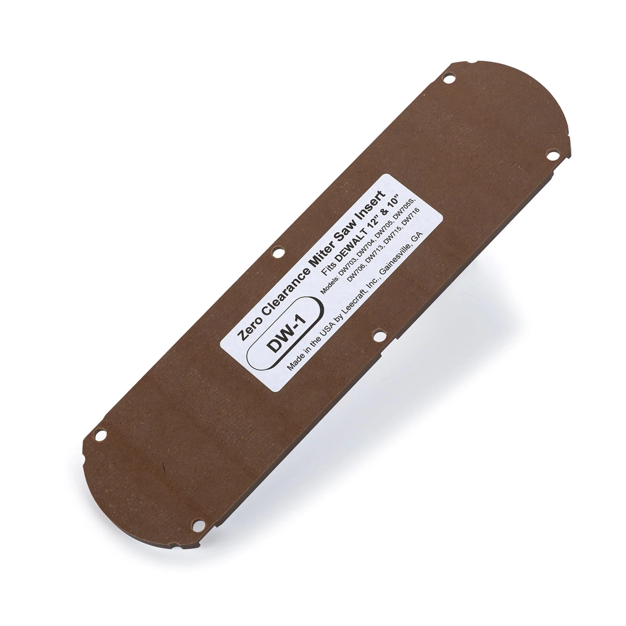 Zero-Clearance Insert For DeWalt Miter Saw - Image 2