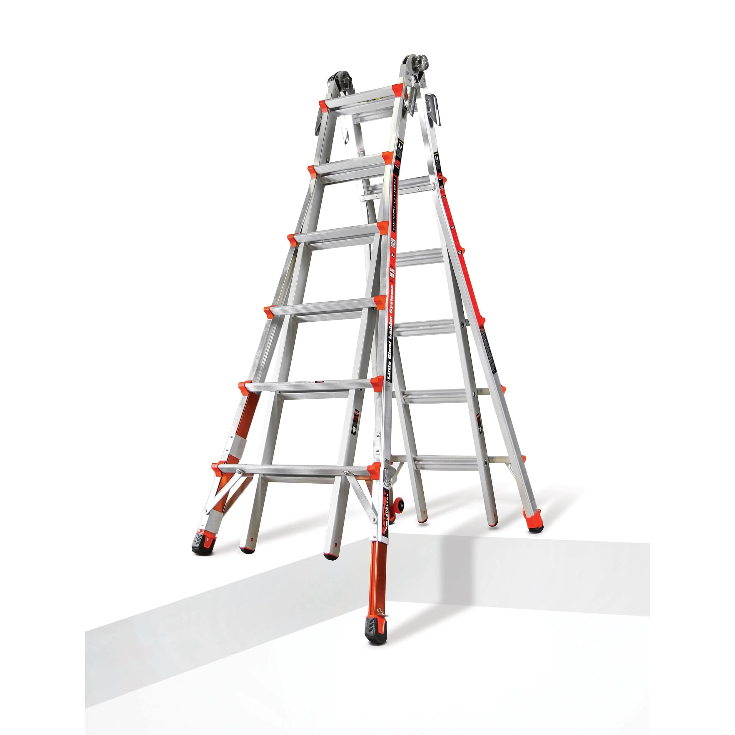 Revolution Ladder 26' with Built-In Ratchet Leveler Option