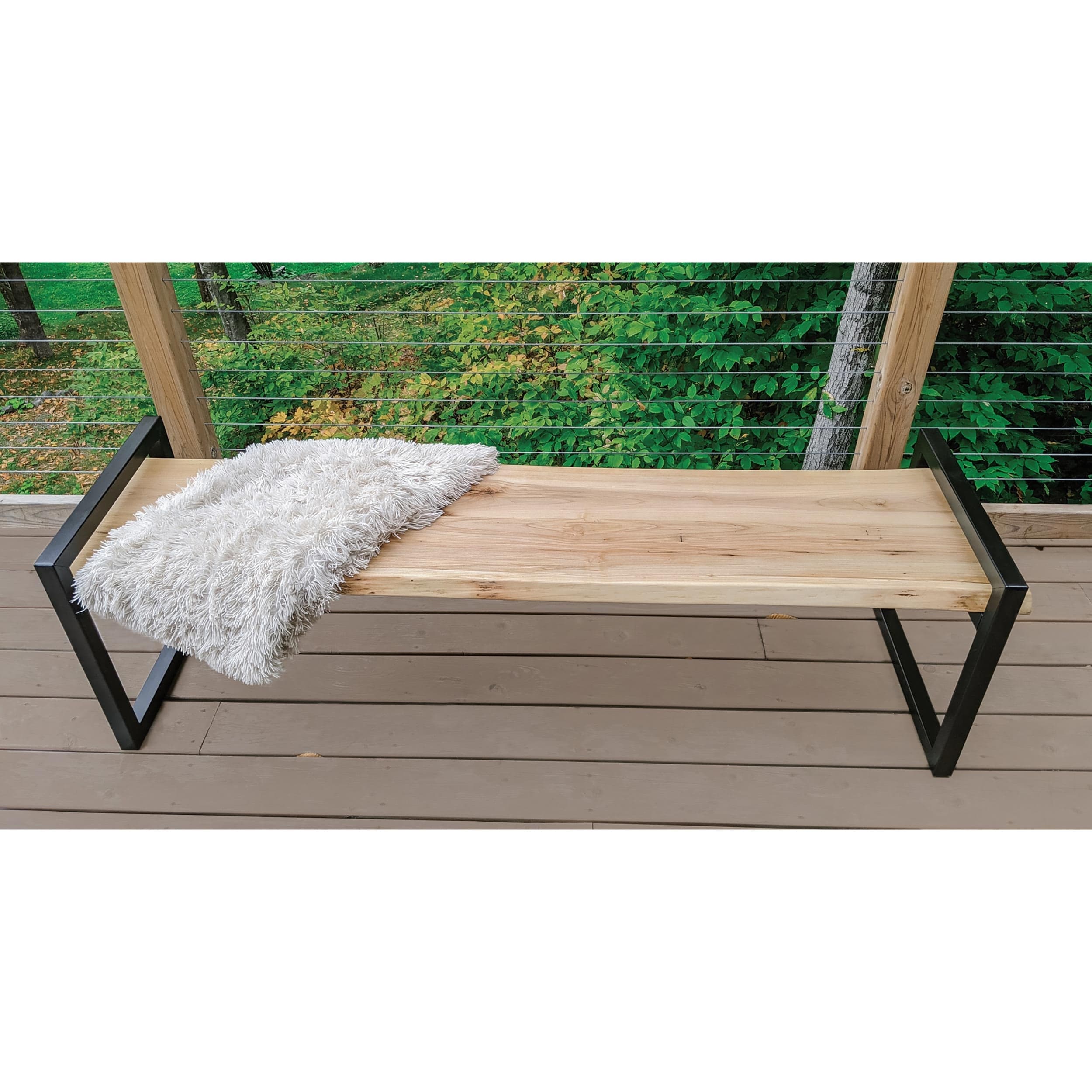 Cube Bench Legs - 20" - Black - Pair - Image 7