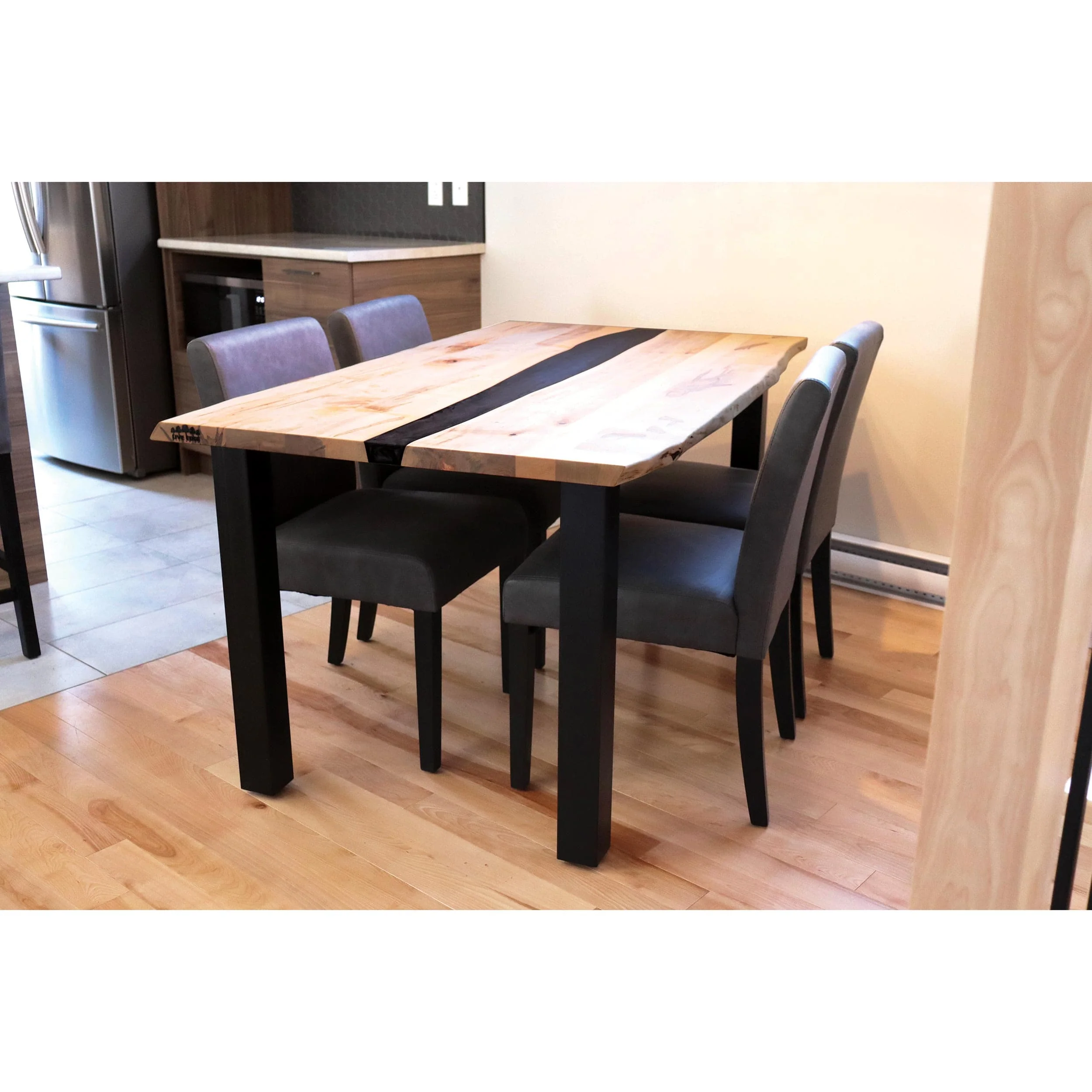 Pedestal Leg - 28" - Black - 4 Piece - Image 3
