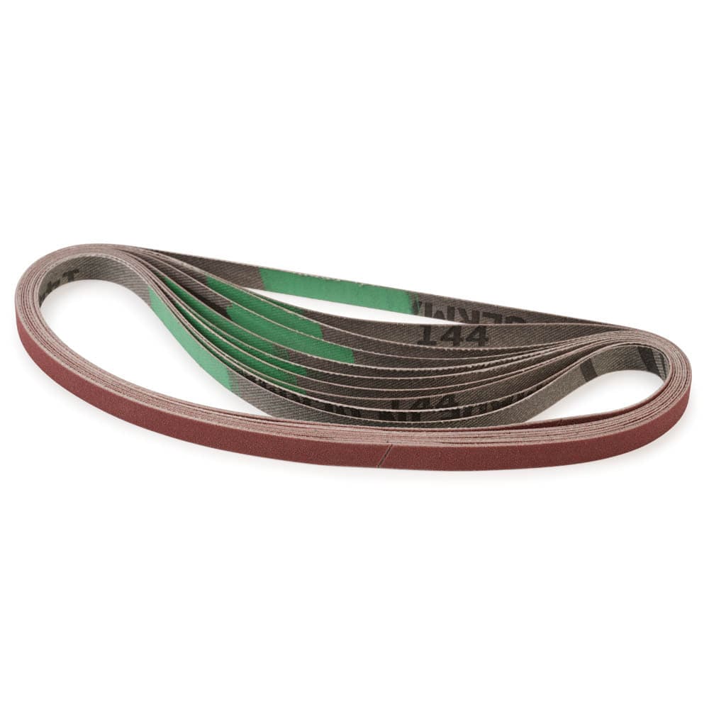 Sanding Detailer Replacement Belts - 320 Grit - 1/4" - 10 Pack - Image 2