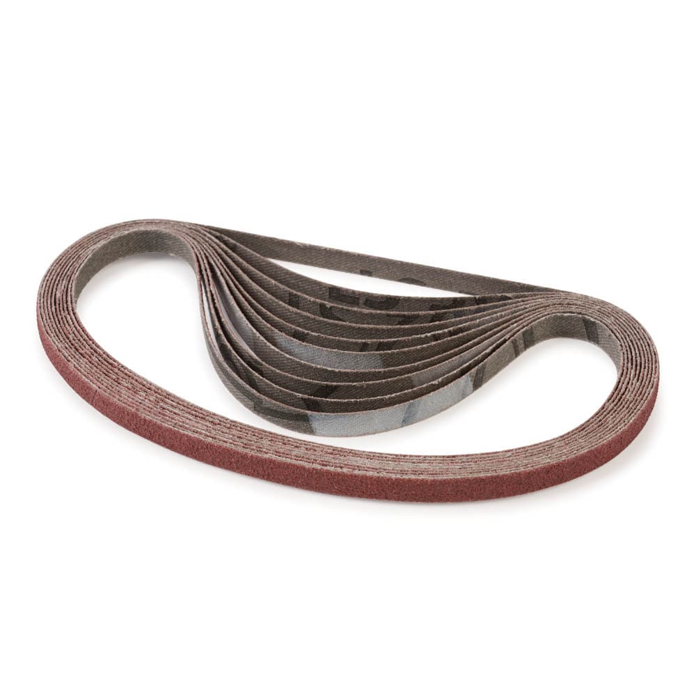Sanding Detailer Replacement Belts - 80 Grit - 1/4" - 10 Pack - Image 2