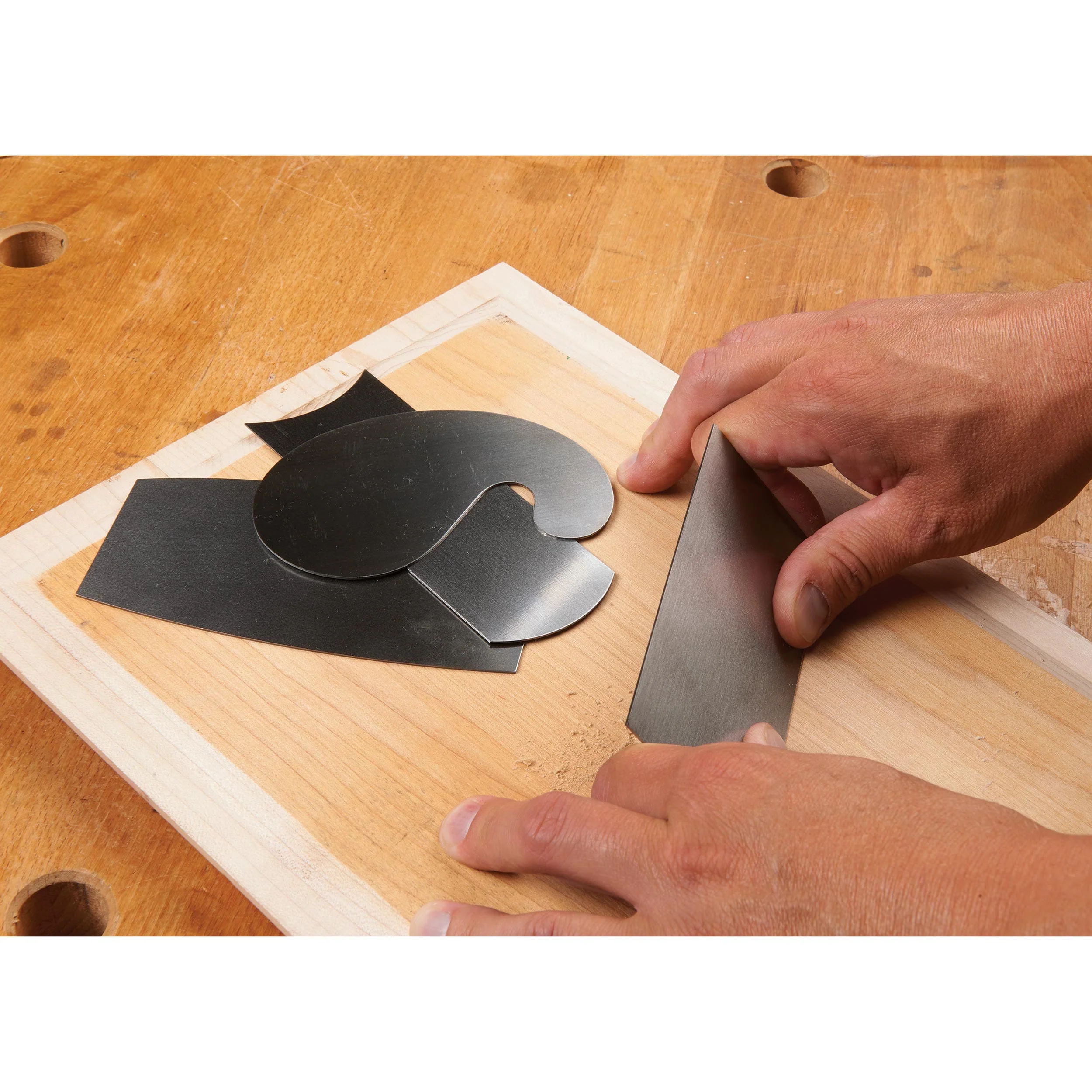 Curved Cabinet Scraper Set - 4 Piece - Image 2