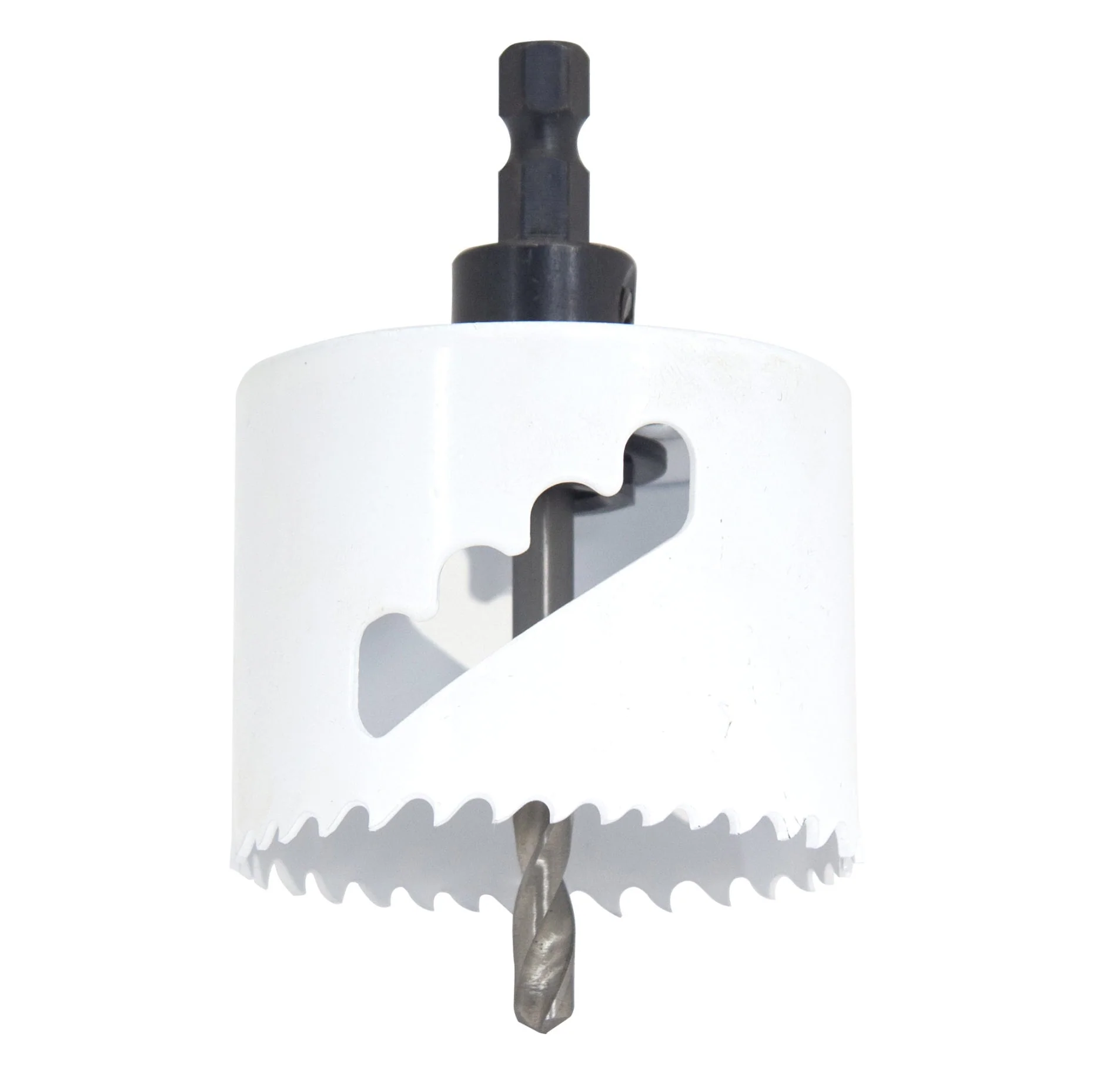 Bi-Metal Hole Saw with Mandrel and Pilot Drill