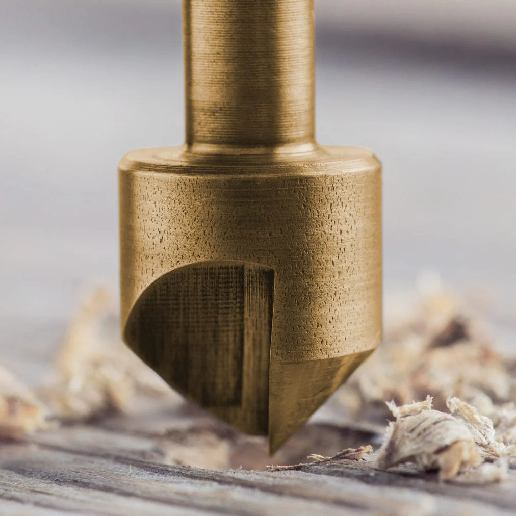 Steel and Titanium Nitride Countersink Set - Image 3