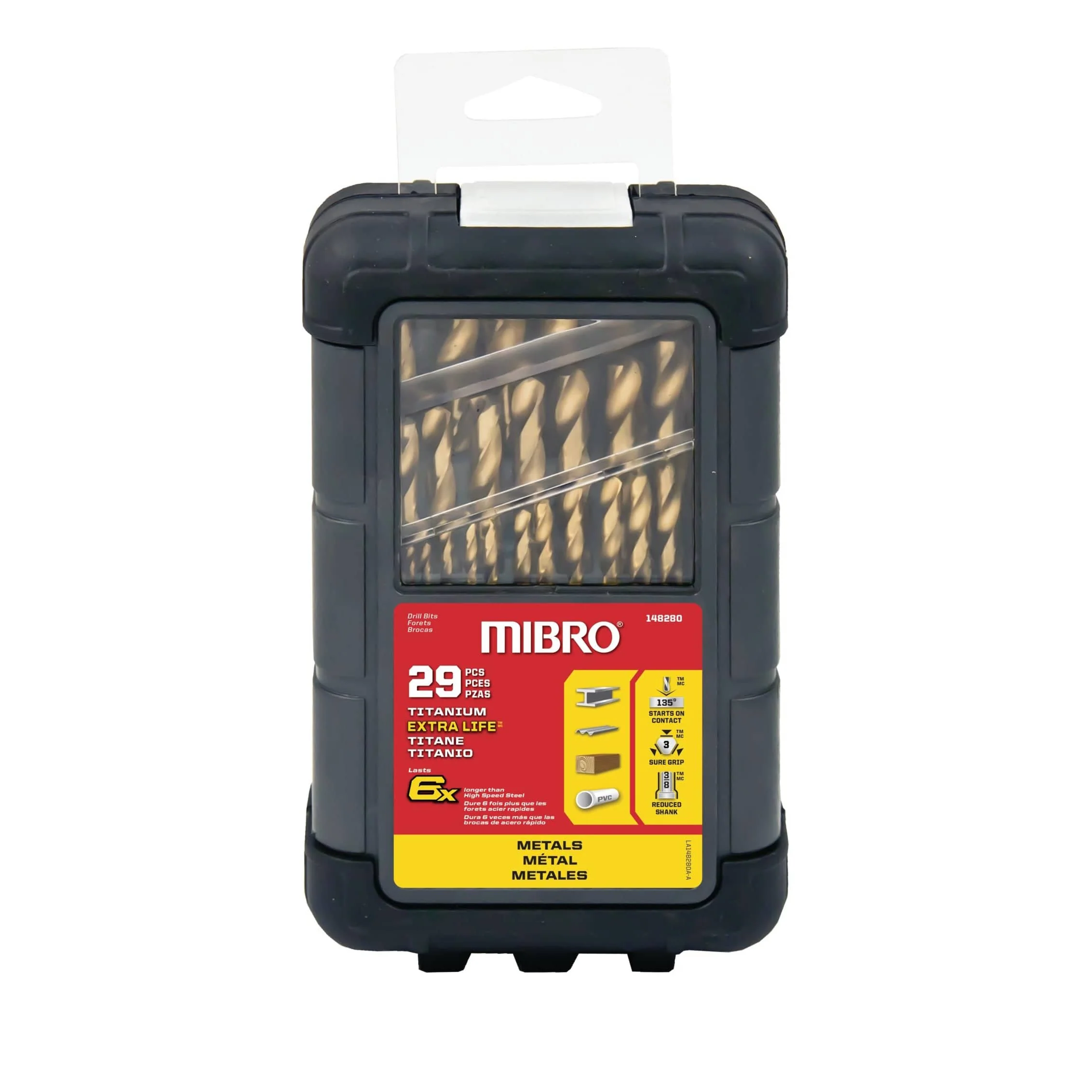 Titanium Nitride Coated High Speed Steel Drill Bit Set - Image 6