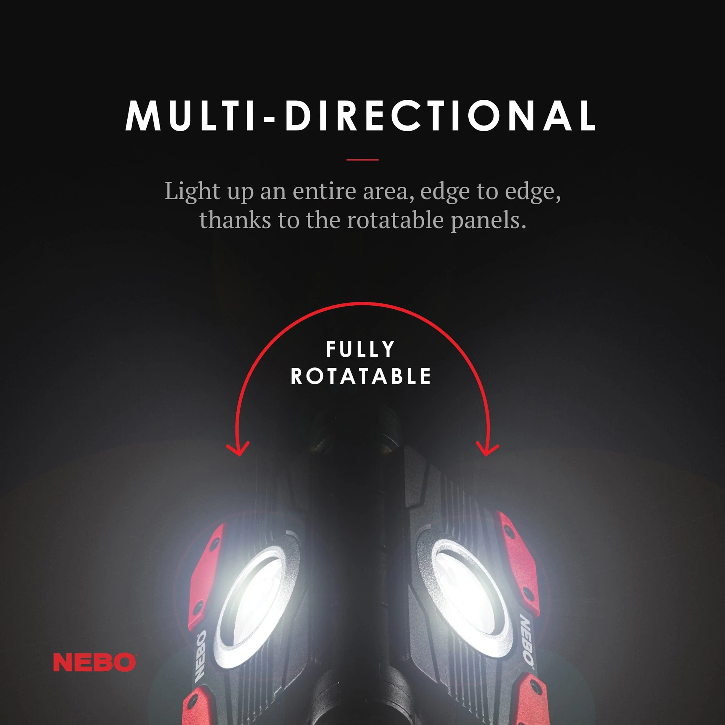 Omni2K Multi-Directional 2000 Lumen Portable Work Light - Image 5