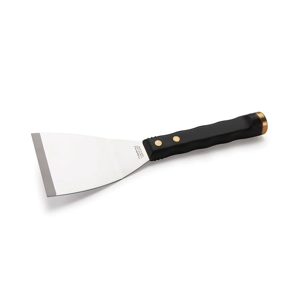 Stainless Steel Scraper with Hammer Top and Offset Handle