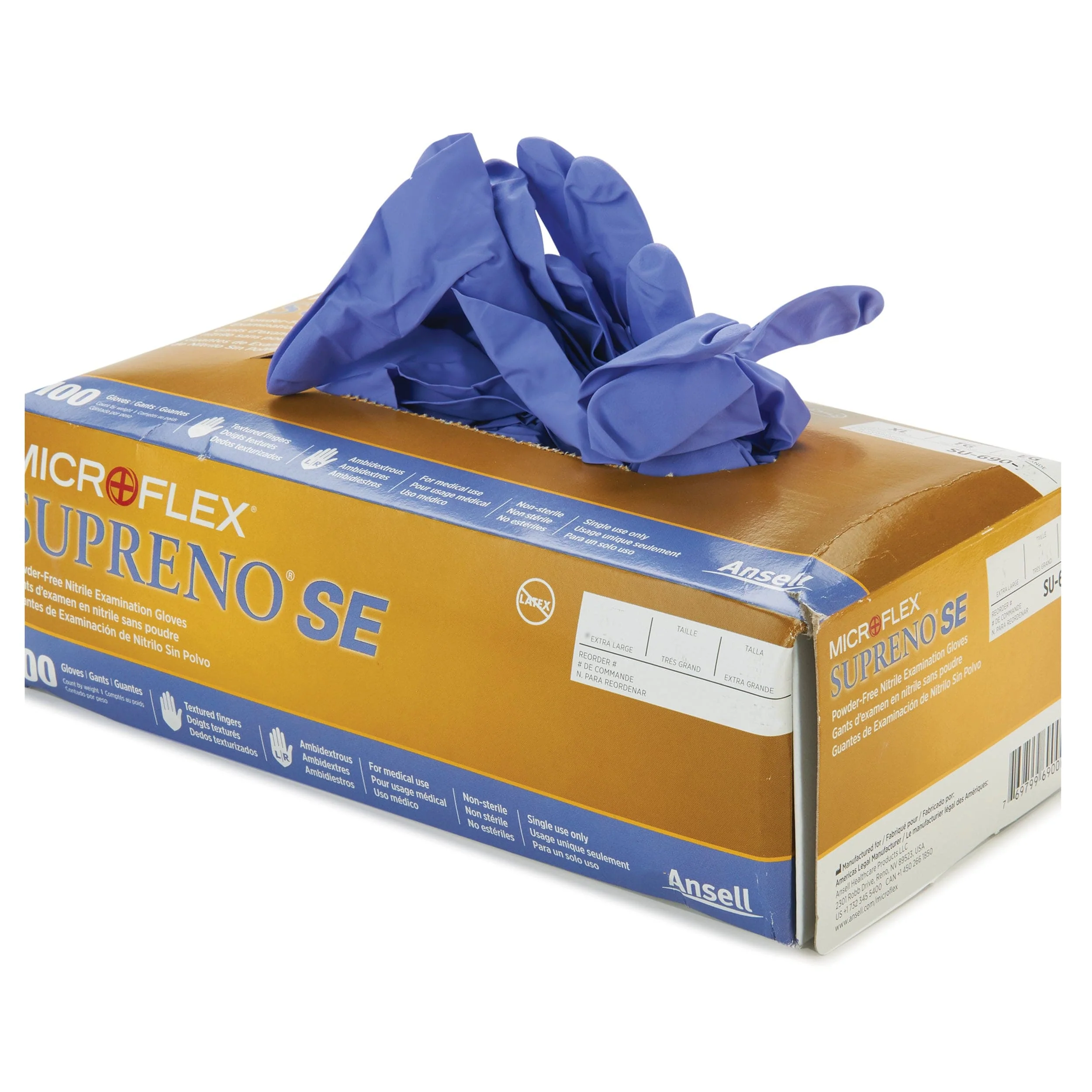 Nitrile Gloves - 5.5 Mil - Medium - 100 Pack - Image 3