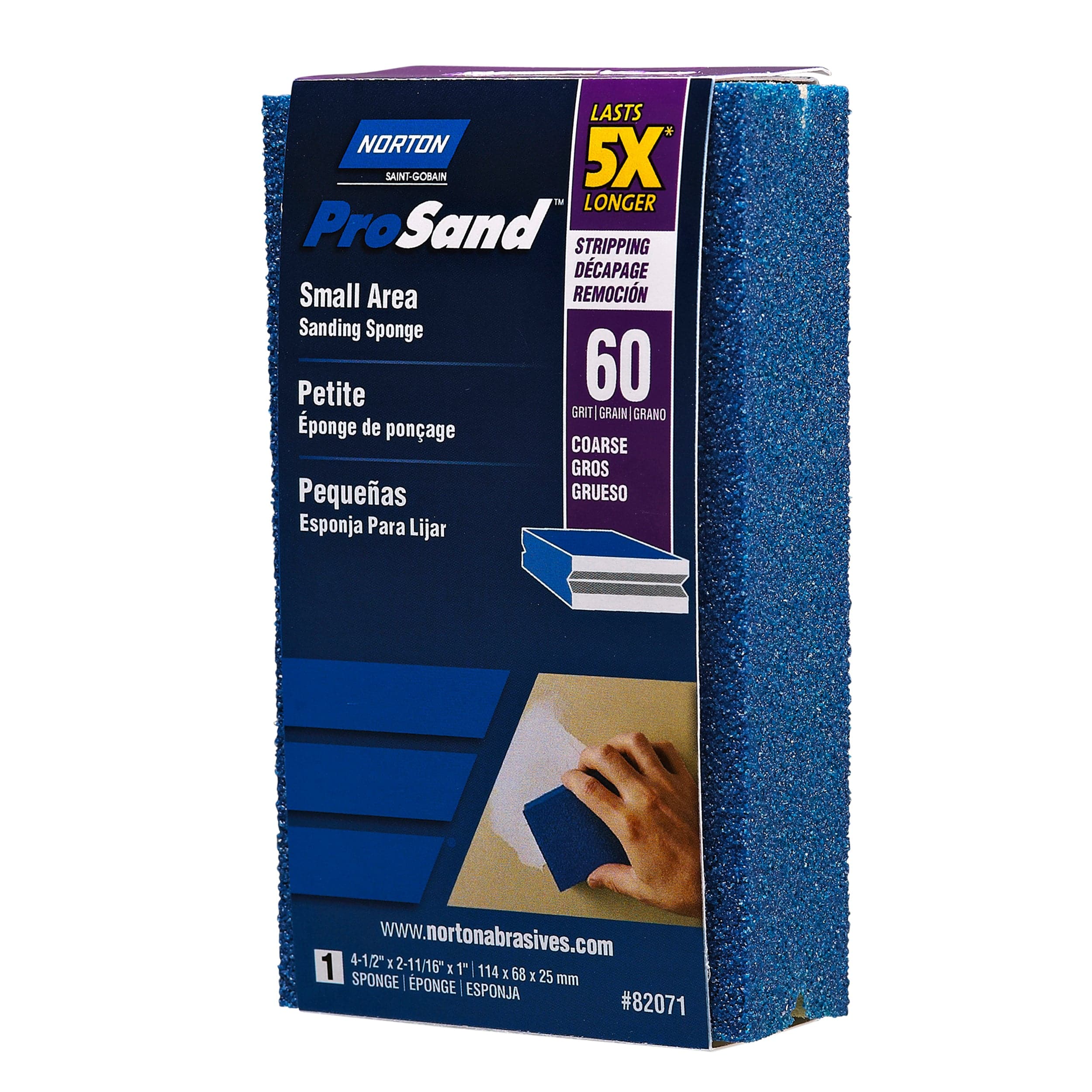 ProSand 5X Small Area Sanding Sponge - 2-11/16" x 4-1/2"