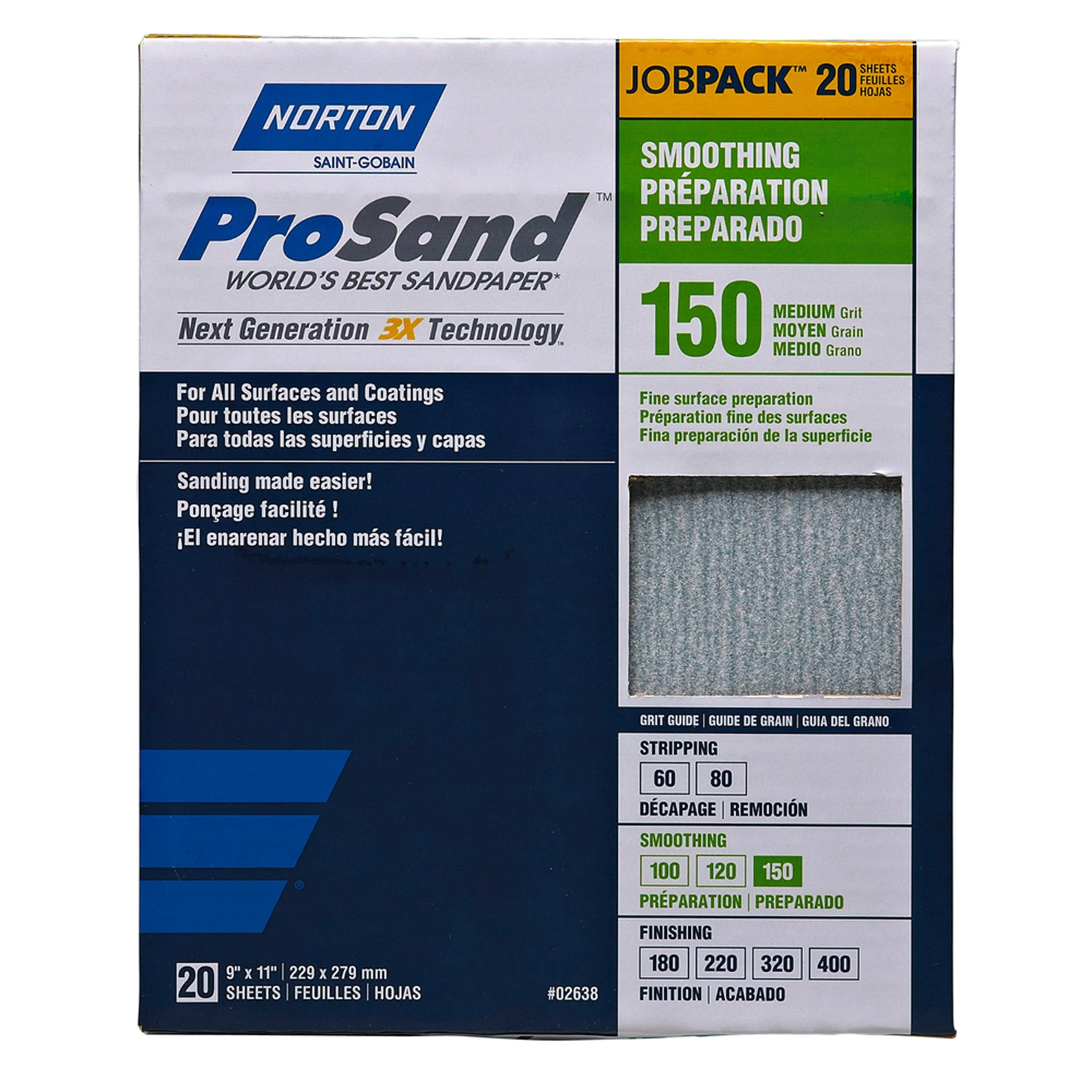 ProSand 3X Sanding Sheets - 9" x 11" - Image 10