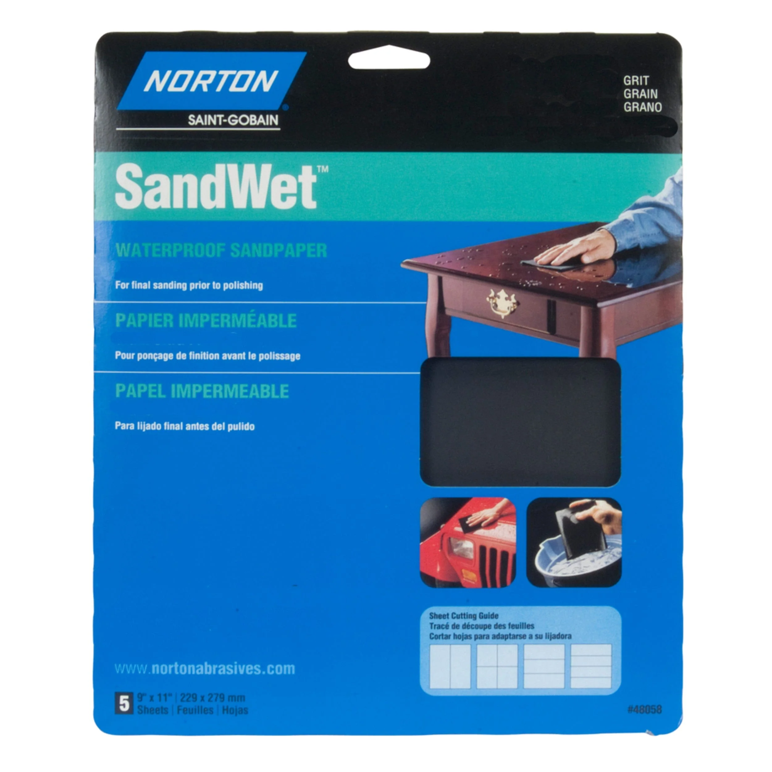 SandWet Sanding Sheets - 9" x 11" - Assortment - 5 Pack - Image 8