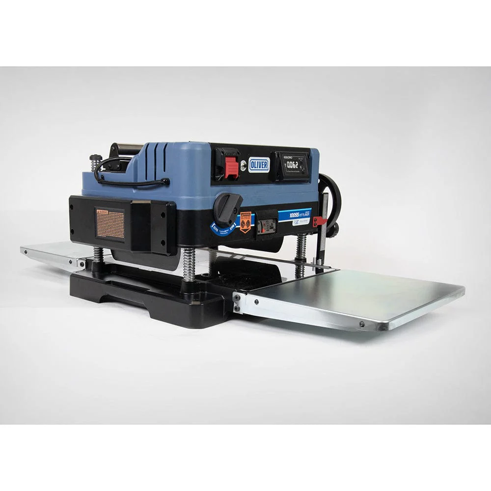 15" Benchtop Planer with HCX Helical Cutterhead & Outfeed Tables - 2-1/2 HP - Image 2