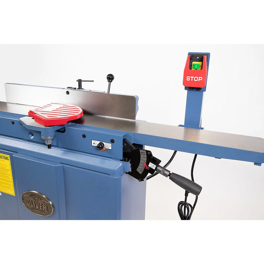 6" Parallelogram Jointer with Oliver HCX Helical Cutterhead - 1-1/2 HP - 1Ph - Image 2