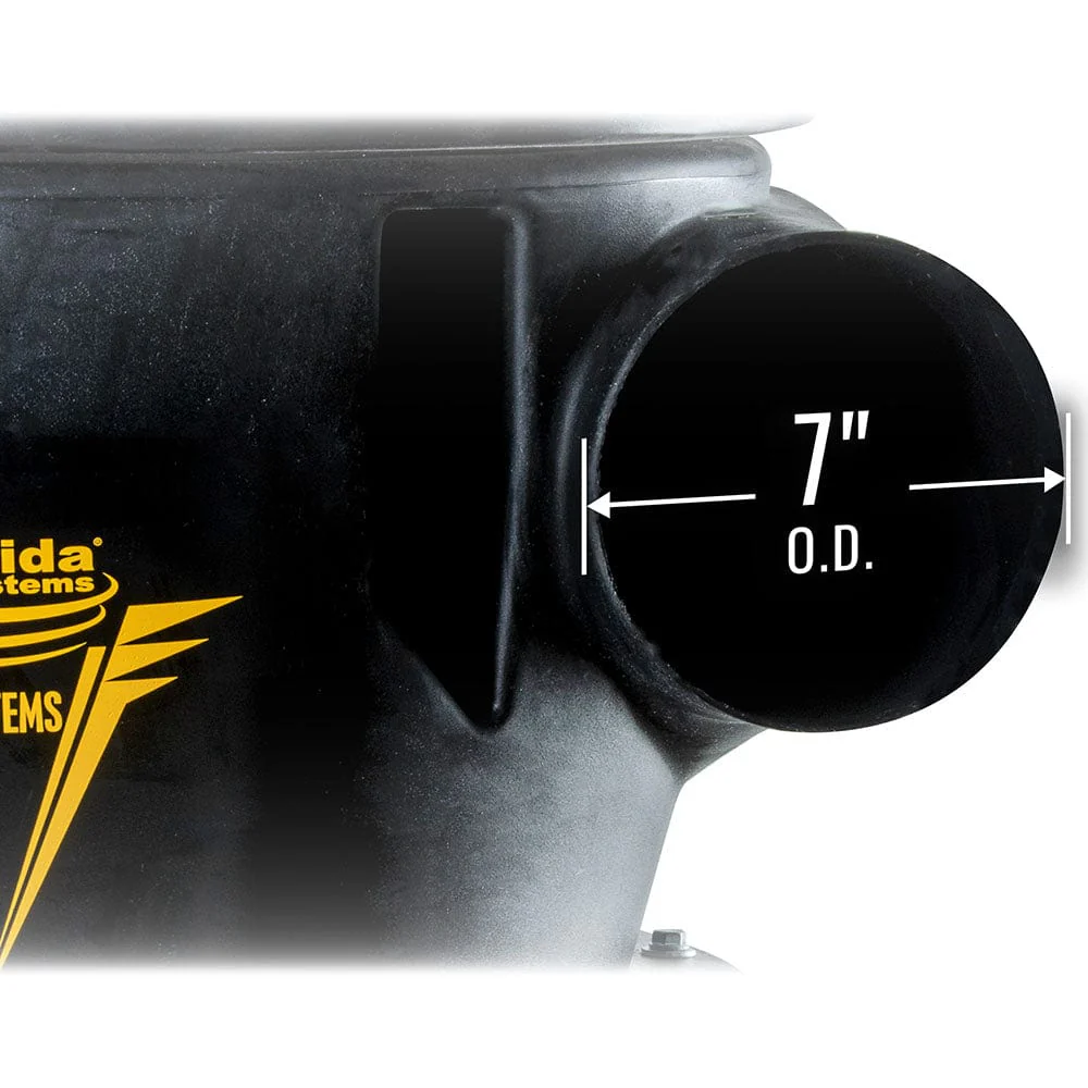 V-System 3000 35-Gallon Cyclone Dust Collector with Wall Mount - HEPA GFM - 3 HP 1 Ph 230V - Image 3
