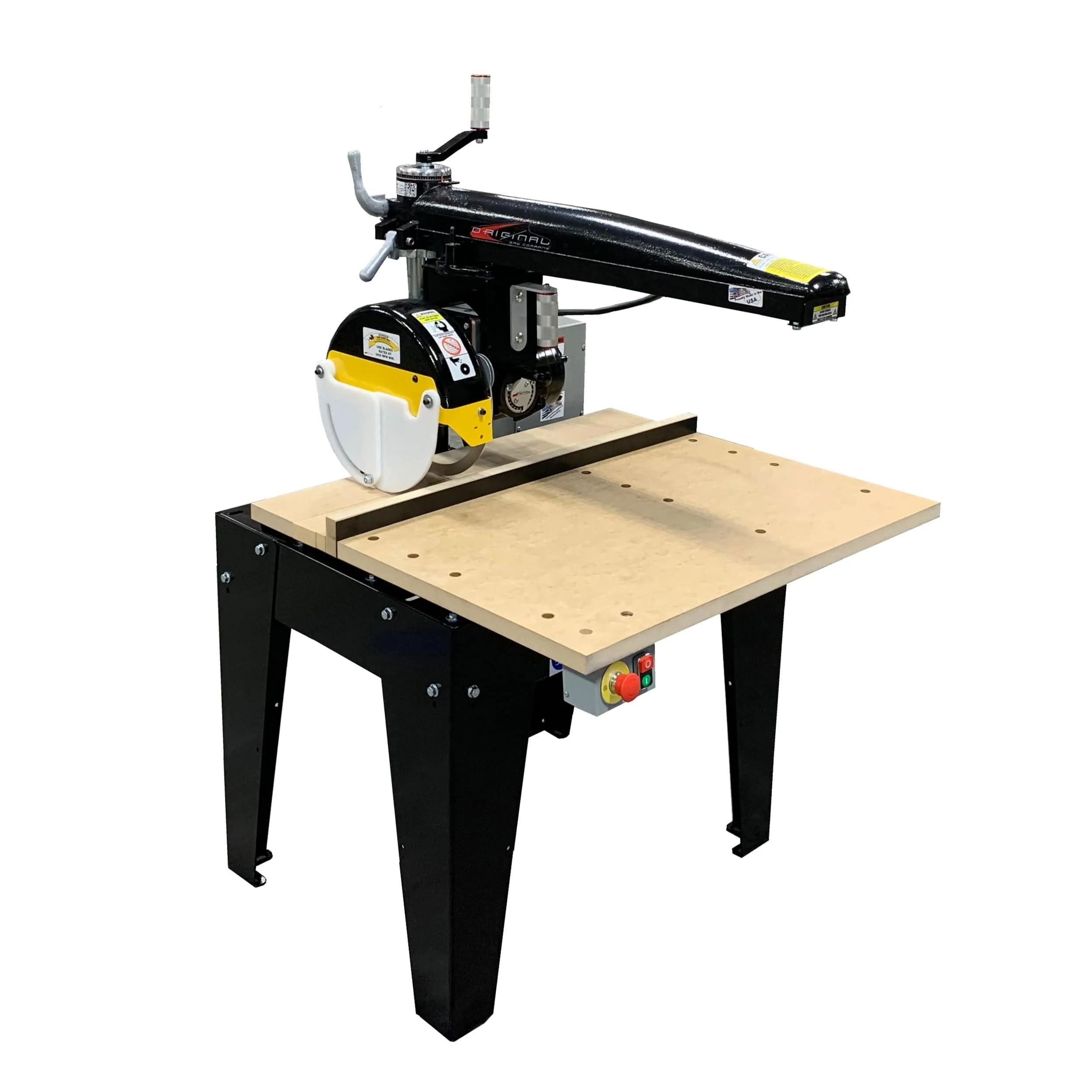 Radial Arm Saw with 12" Blade and 24" Crosscut, 3HP 3PH 460V