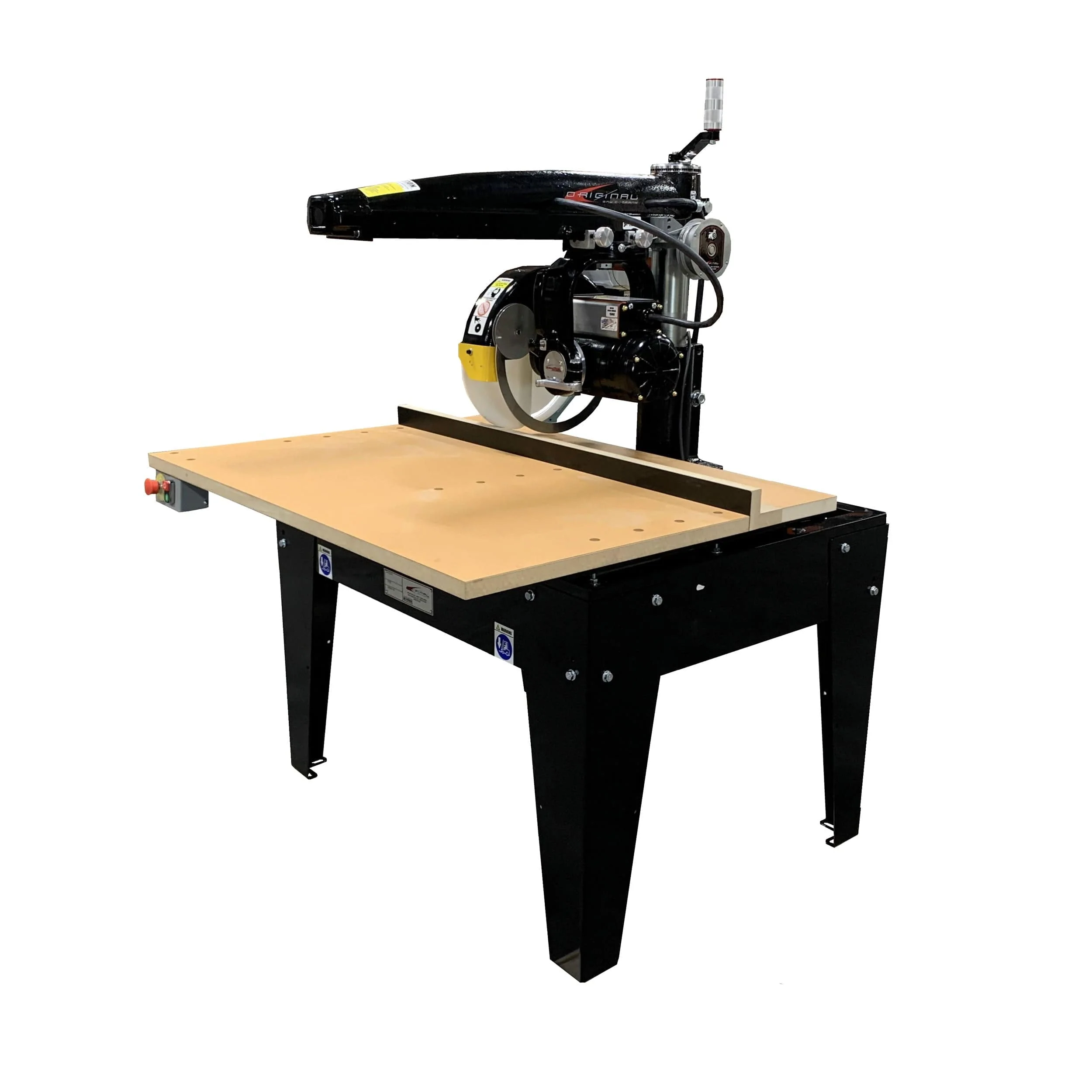 Radial Arm Saw with 14" Blade and 16" Crosscut, 5HP 3PH 208/230V