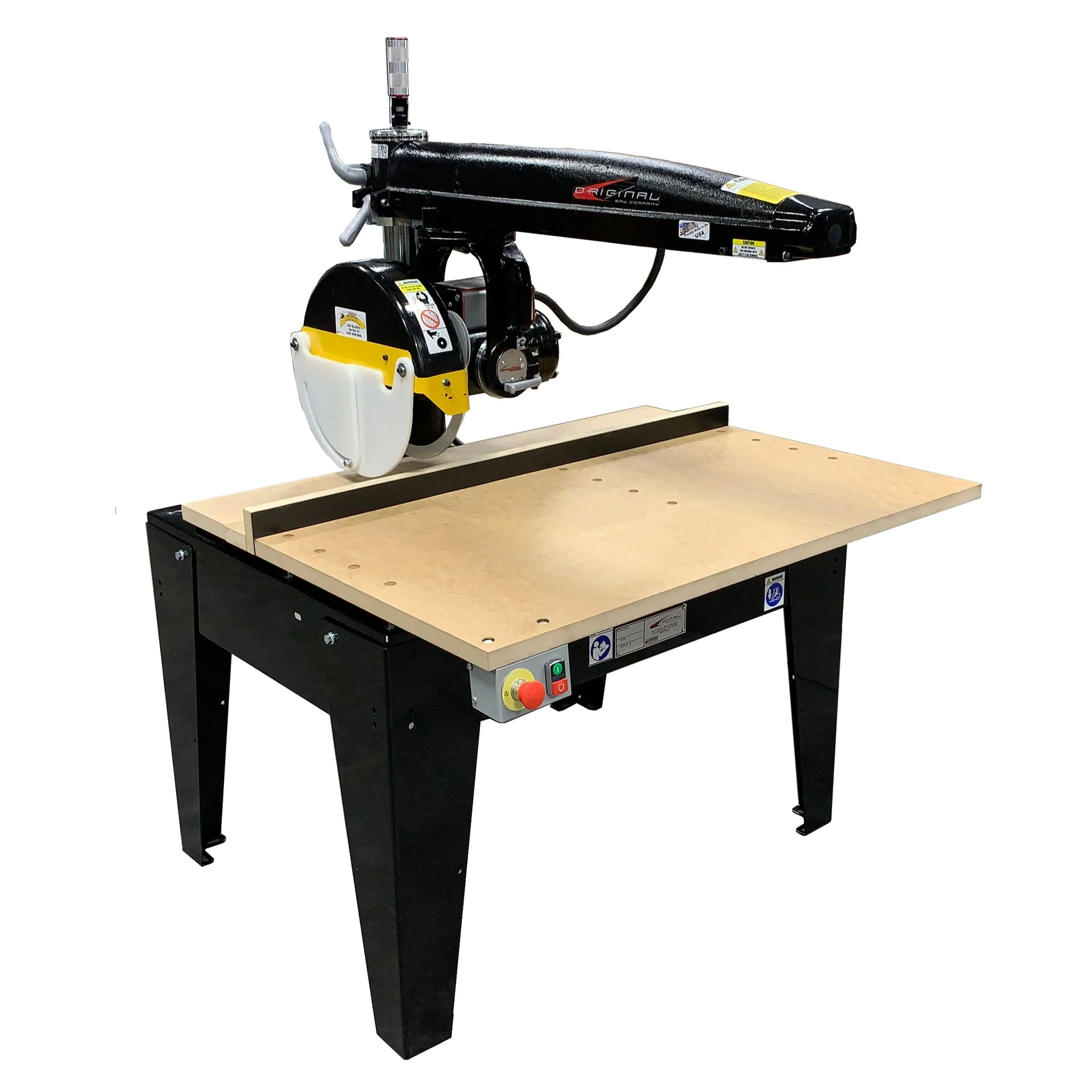 Radial Arm Saw with 14" Blade and 24" Crosscut - 5 HP 3 PH 460V