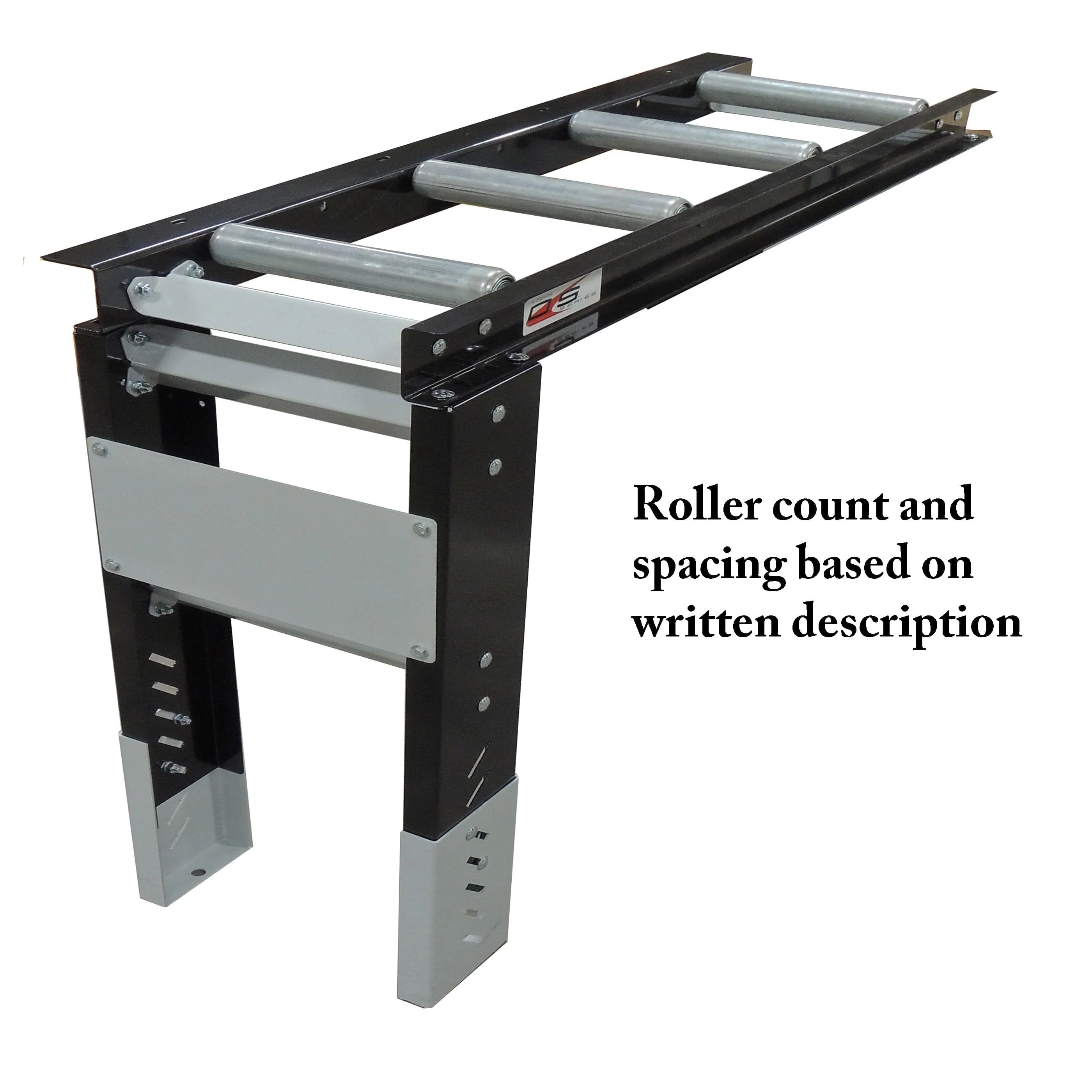 Roller Table Extension 4' x 14"  Kit - 7 rollers - 6” Apart
