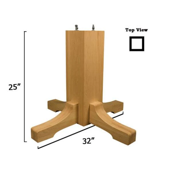 Mission Table Pedestal Base Kit - Image 2