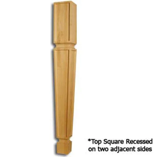Tapered Mission Dining Table Leg - Image 2