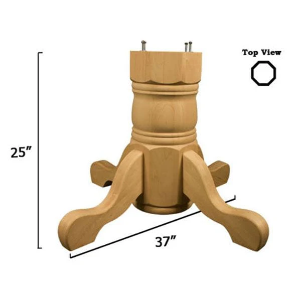 Traditional Table Pedestal Base Kit - Image 3