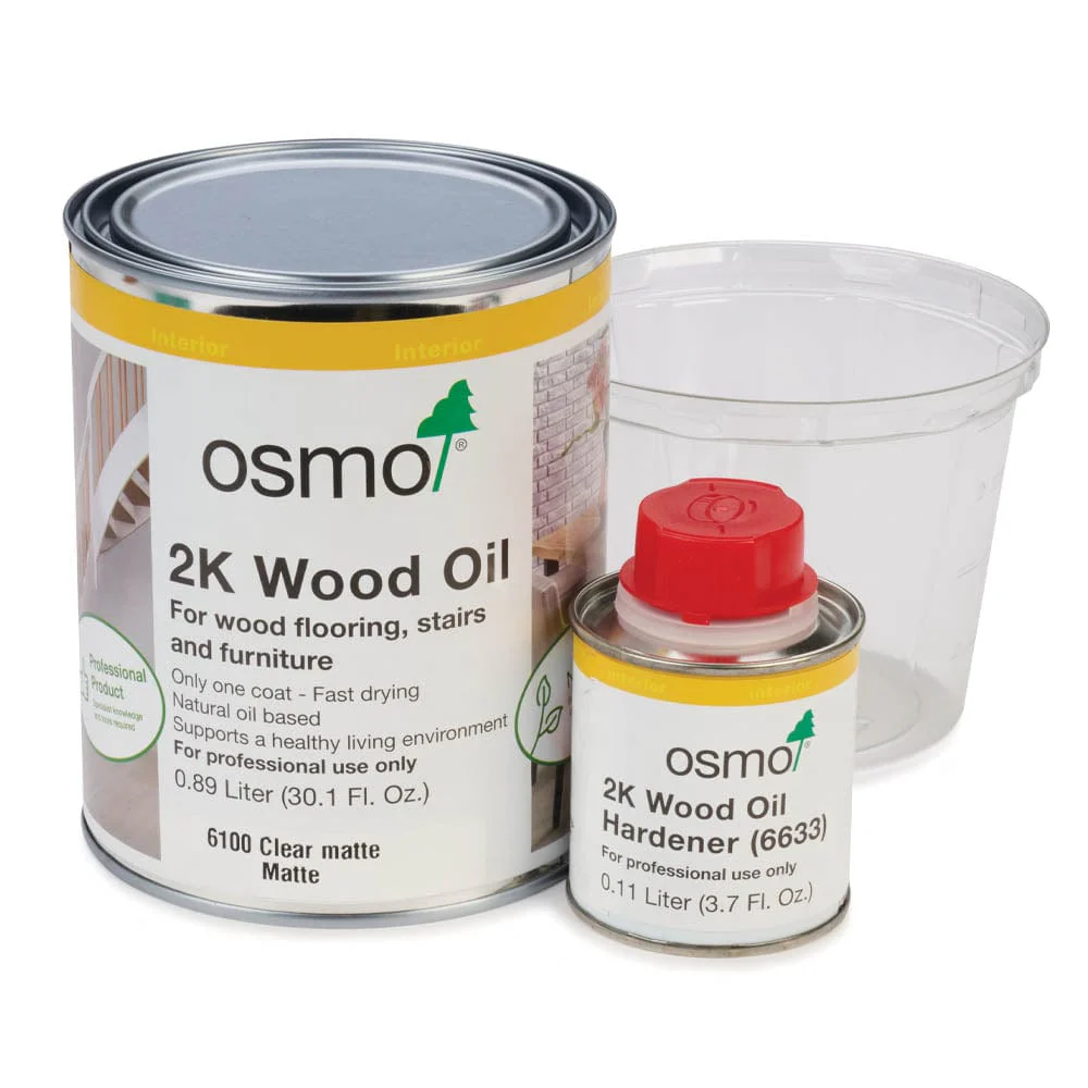 2K Wood Oil - 6100 Clear - Matte - 1L - Image 2