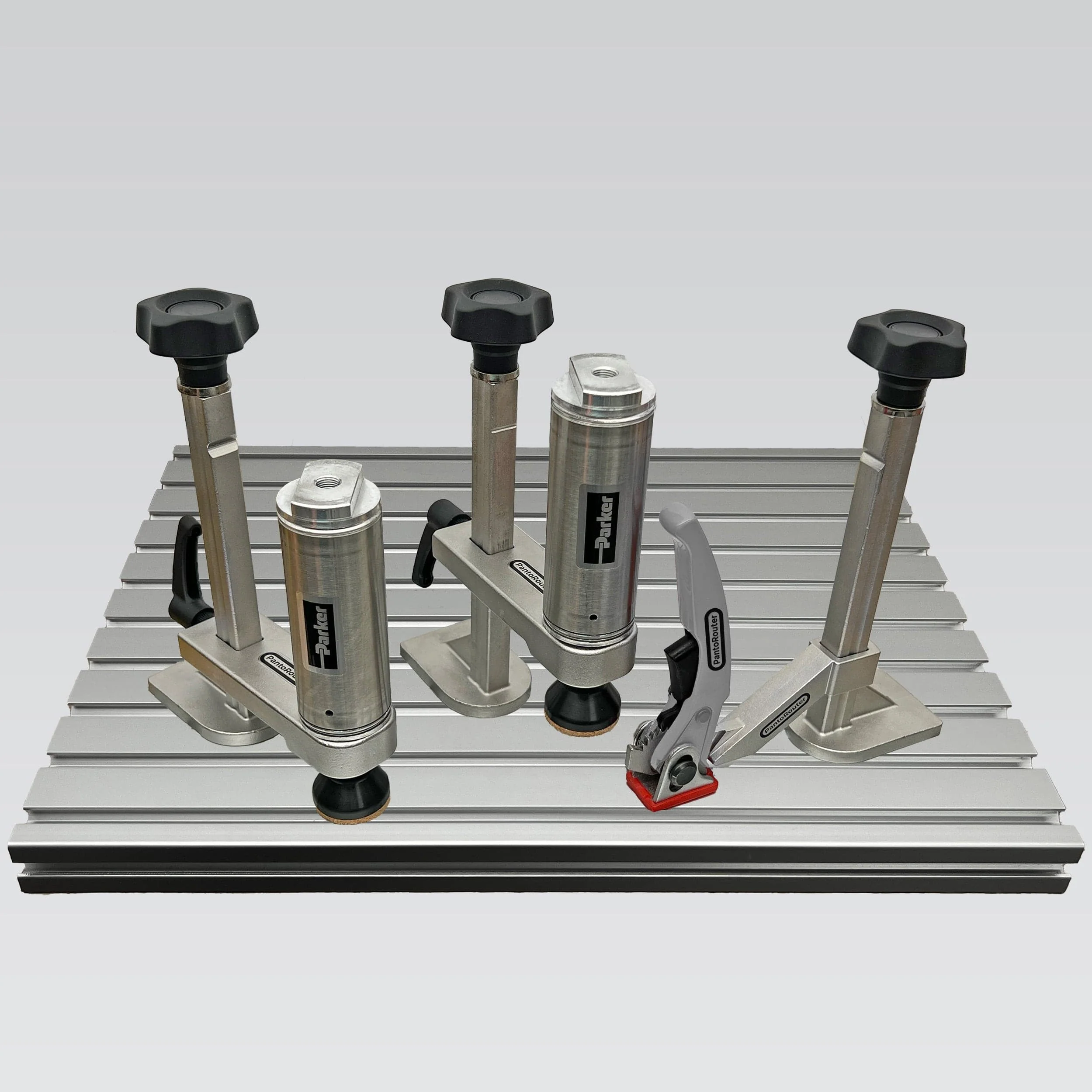 Super Deluxe Clamp Pack - Two Air & One Lever with Stiffeners CSF & Air Control