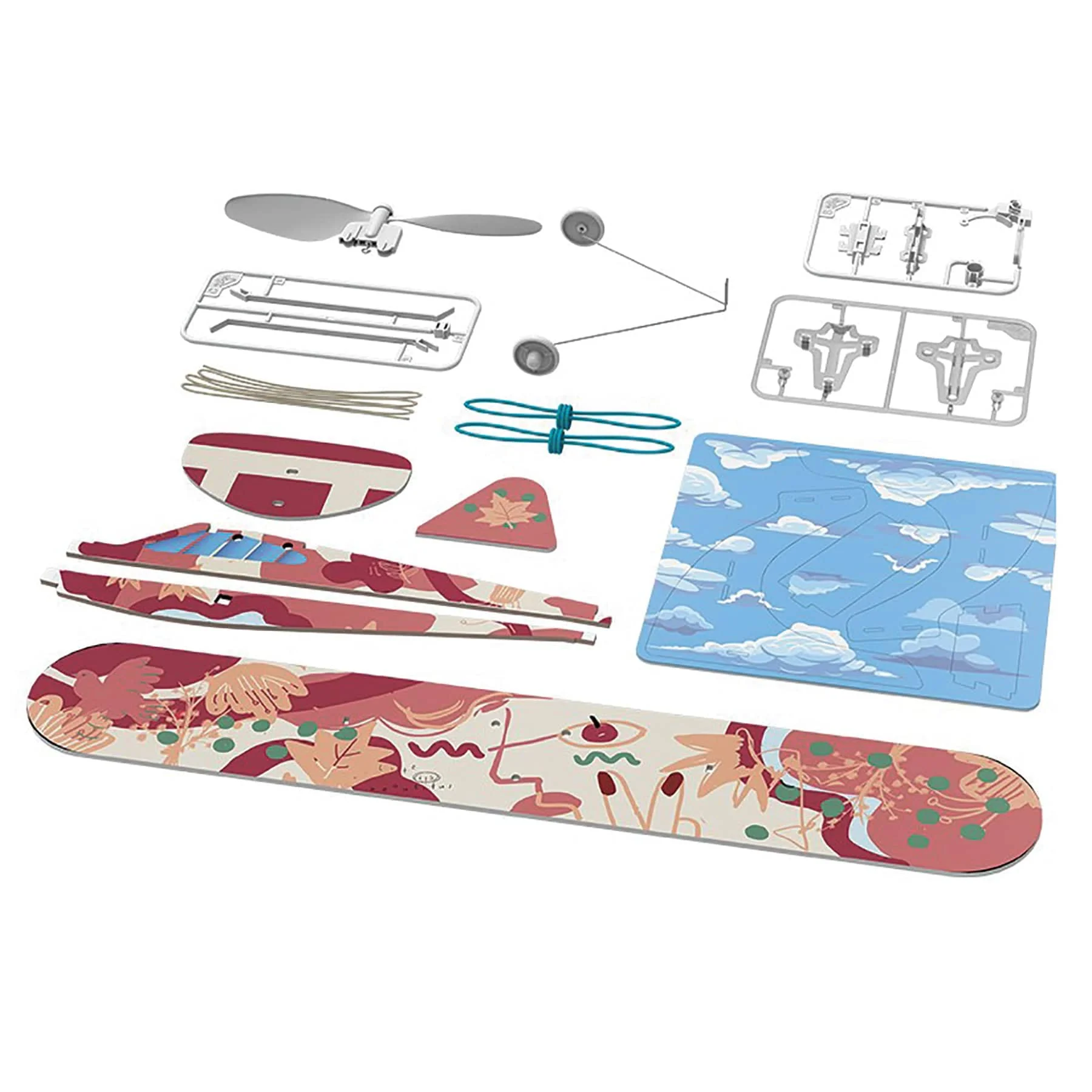 Rubberband Aeroplane Science Model Kit - Image 10
