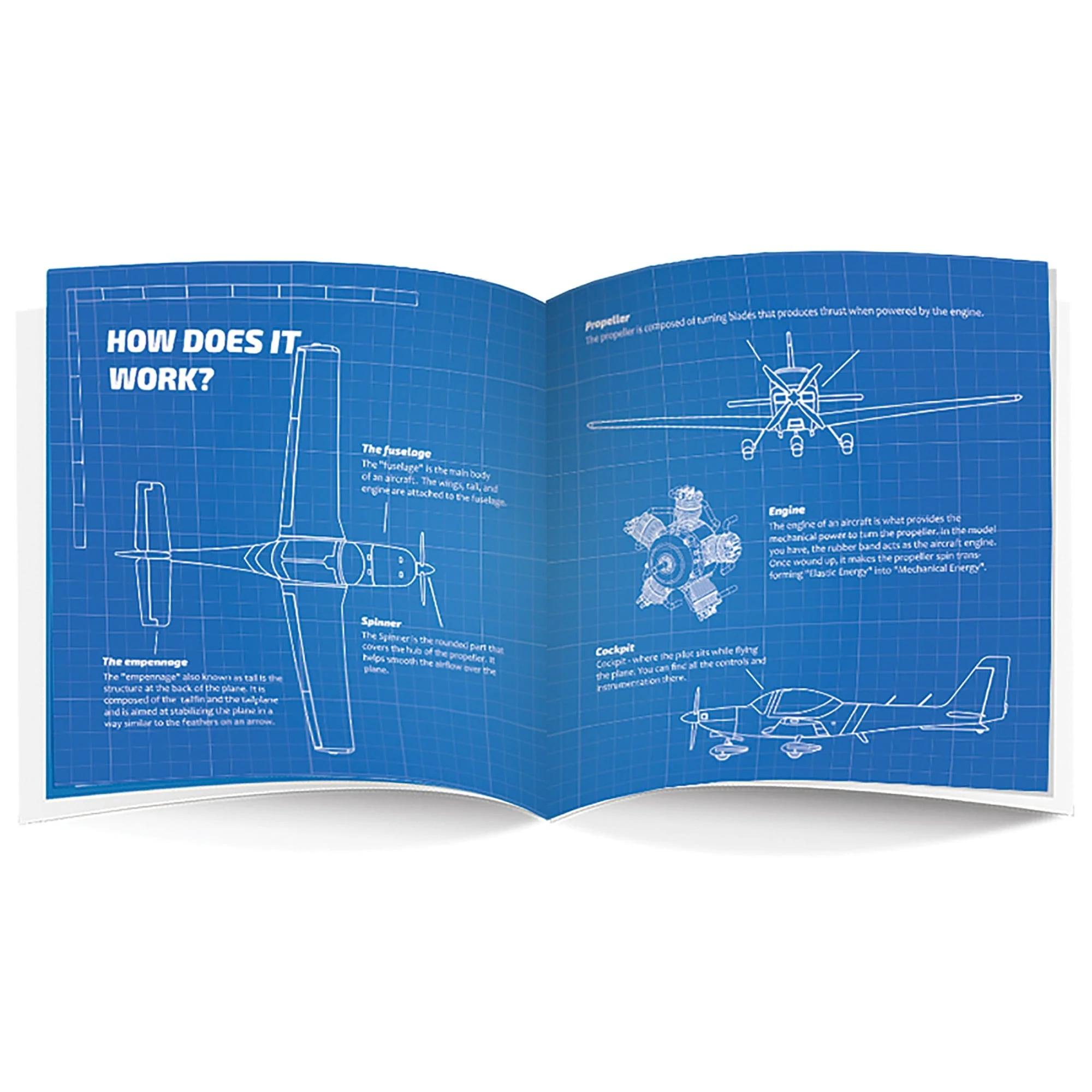 Rubberband Aeroplane Science Model Kit - Image 12