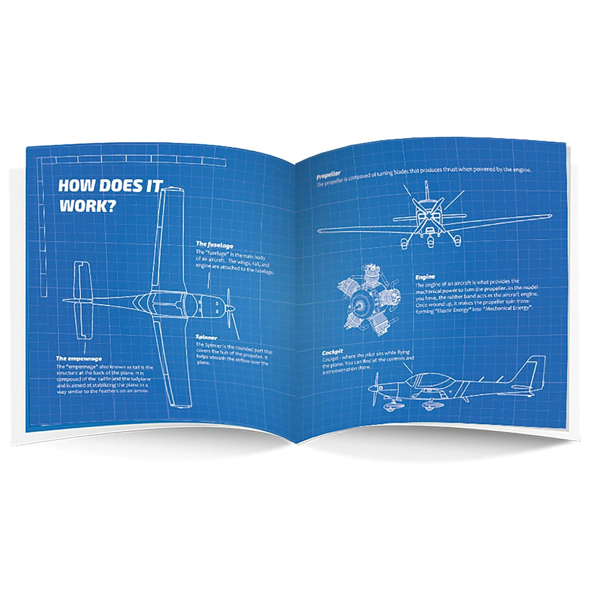 Rubberband Aeroplane Science Model Kit - Image 18