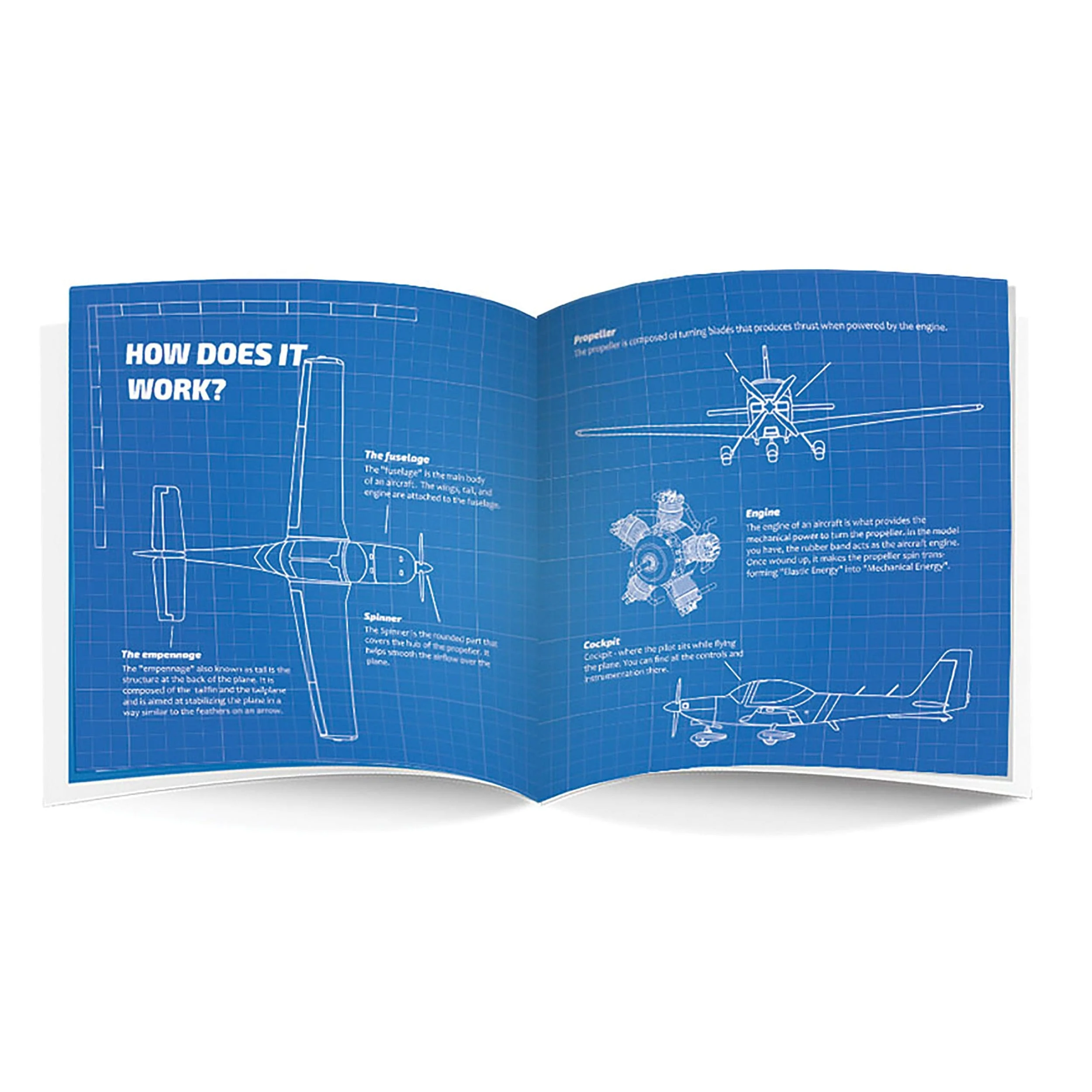 Rubberband Aeroplane Science Model Kit - Image 6