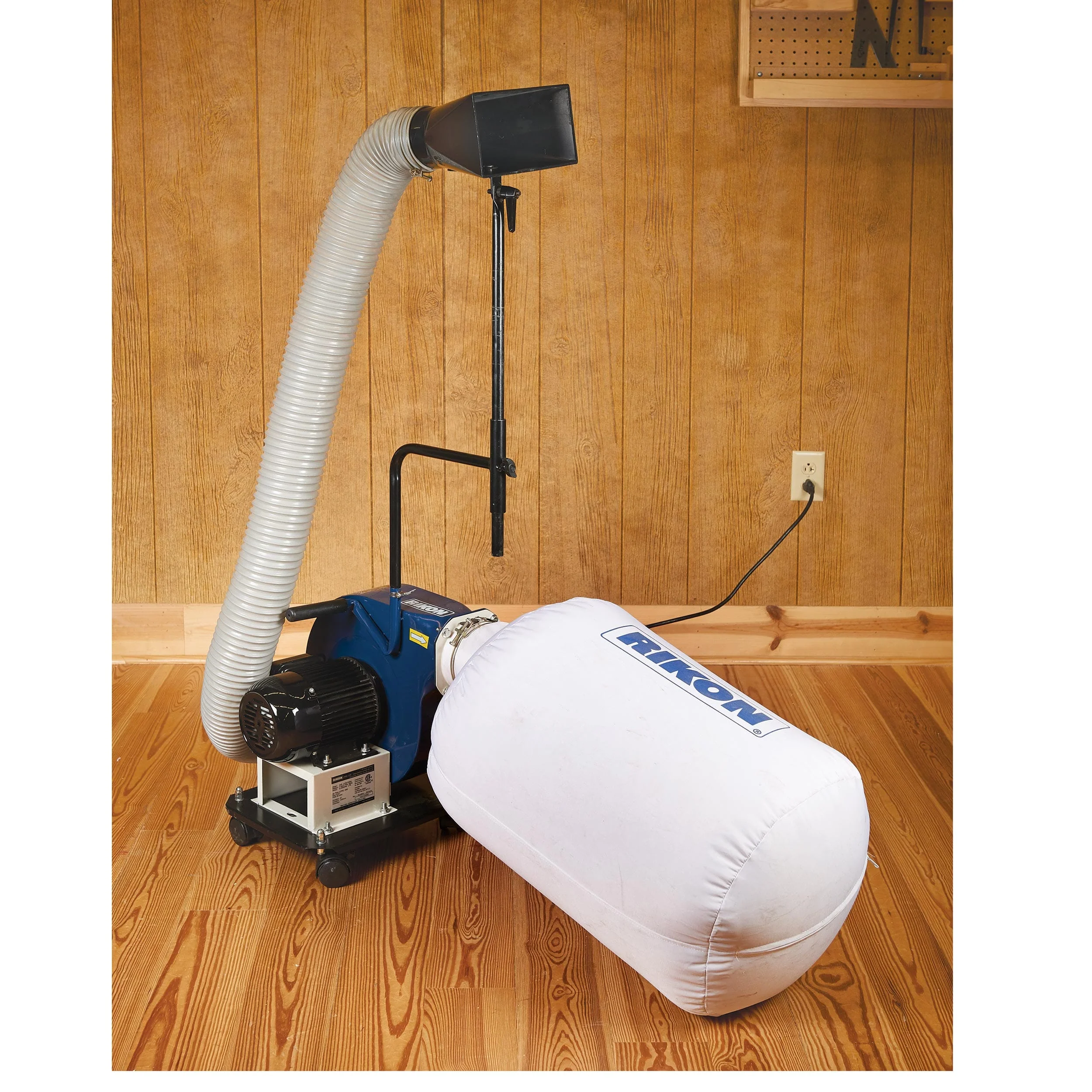Portable Dust Collector with Wall Mount - 1 HP - 2 Micron Bag - Image 5