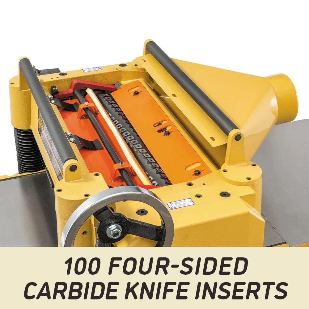 20" Planer - 5 HP 1 Ph 230V - Helical Cutterhead - 209HH - Image 5