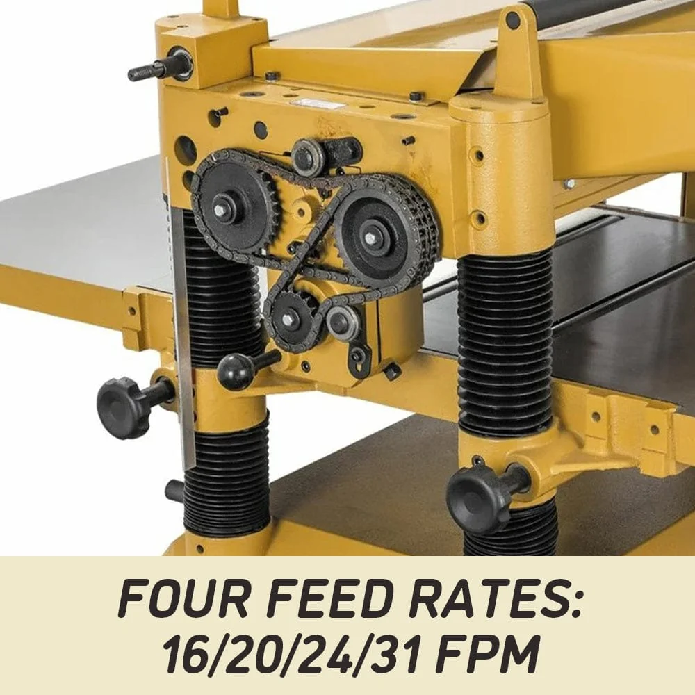 20" Planer - 5 HP 1 Ph 230V - Helical Cutterhead - 209HH - Image 6