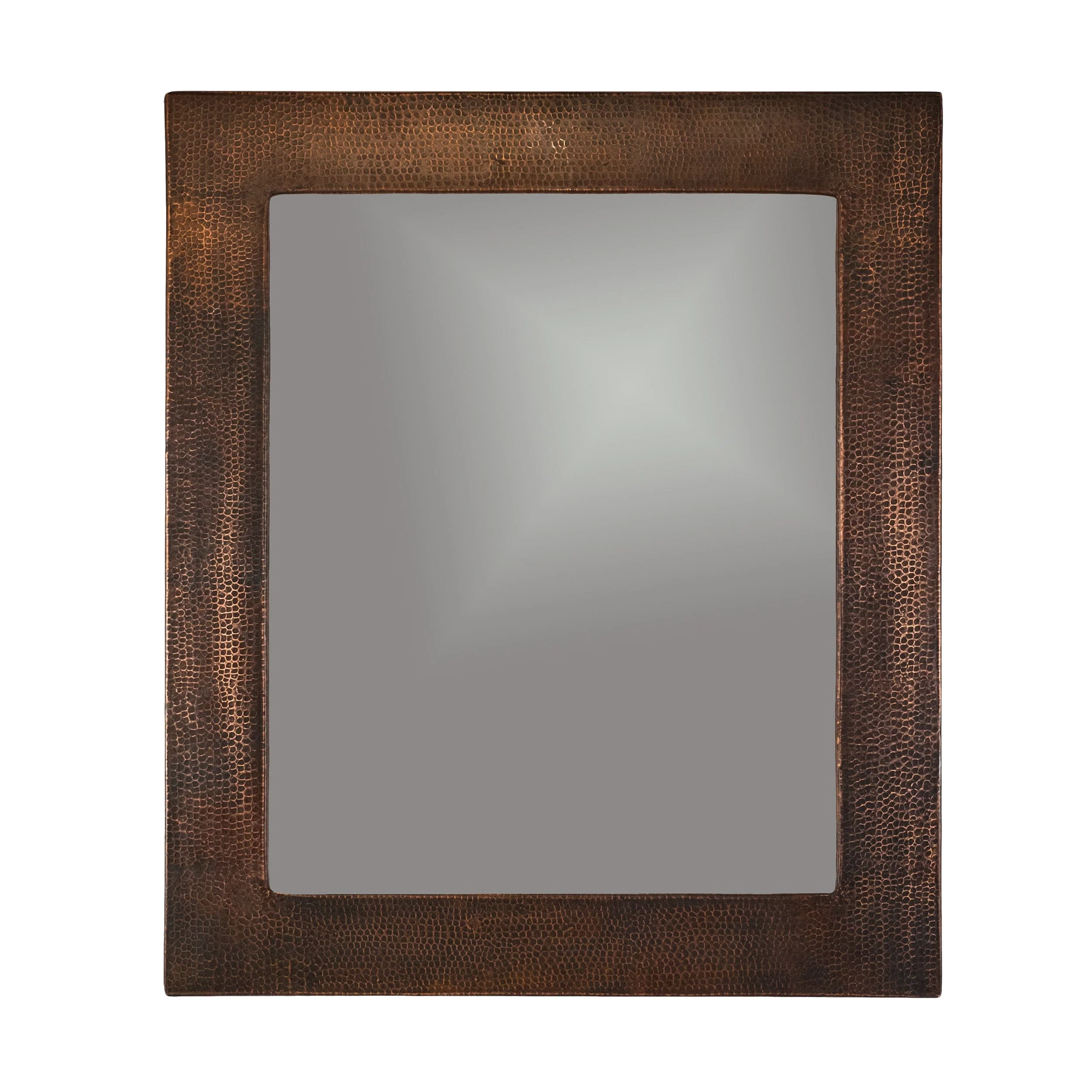 36" Hand Hammered Rectangle Mirror