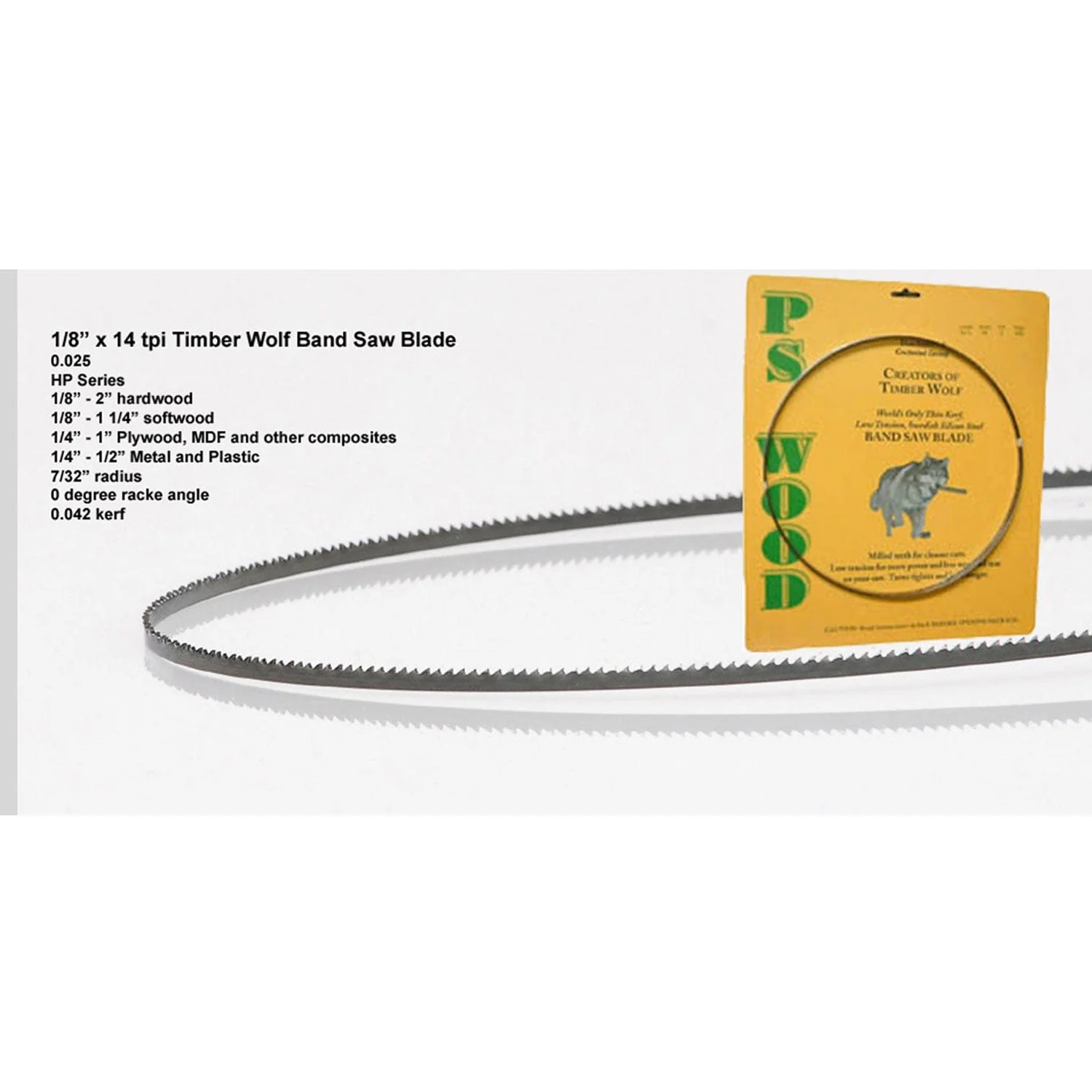 Bandsaw Blade - 72" x 1/8" x .025" x 14 TPI - High Performance - Image 2