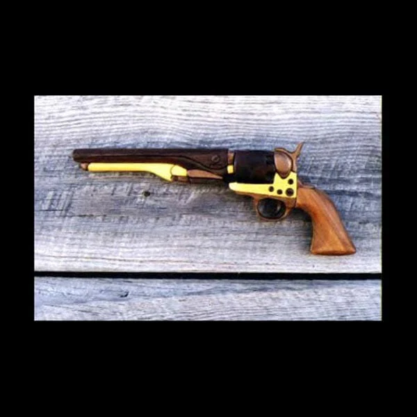 Navy Steel Revolver Intarsia Pattern