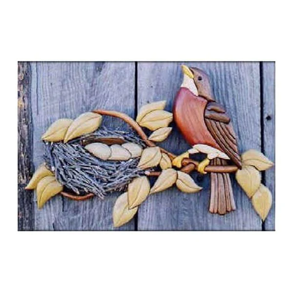 Robin Intarsia Pattern