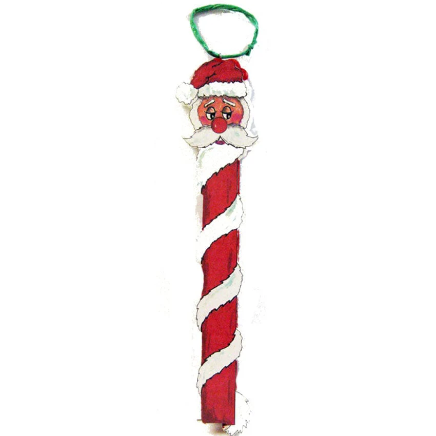 Santa Ornament Woodworking Pattern and Picture