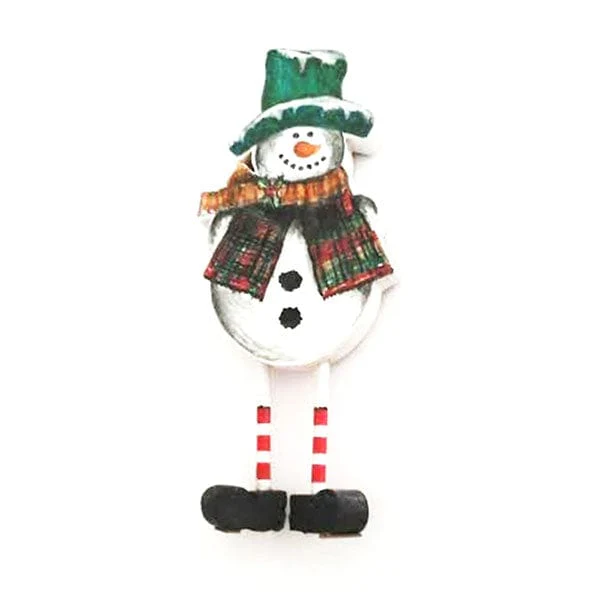 Snowman on Legs Woodworking Pattern and Picture