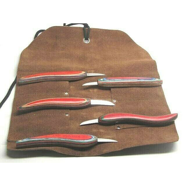 Caricature Chip Carving Set - 5 Piece - Image 2