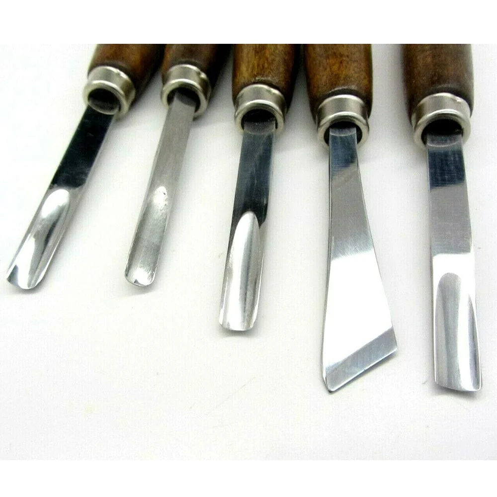 Large Woodcarving Gouge & Chisel Set - Image 3
