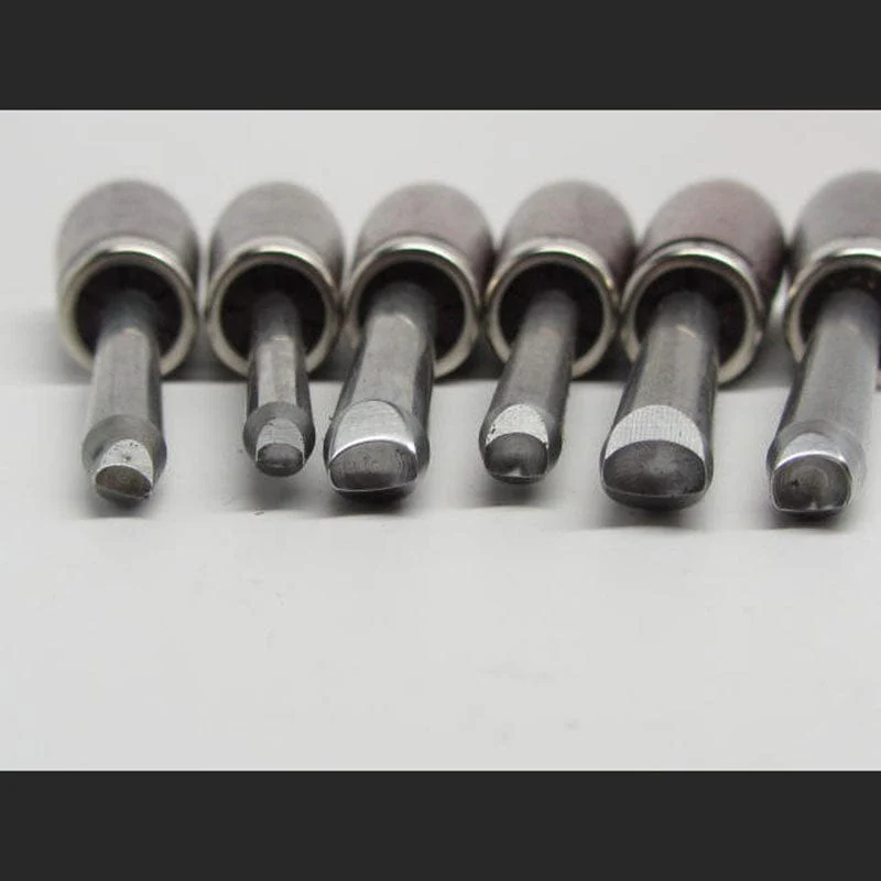 Woodcarving Round Carvers Eye Punch Set of 6 - Image 2